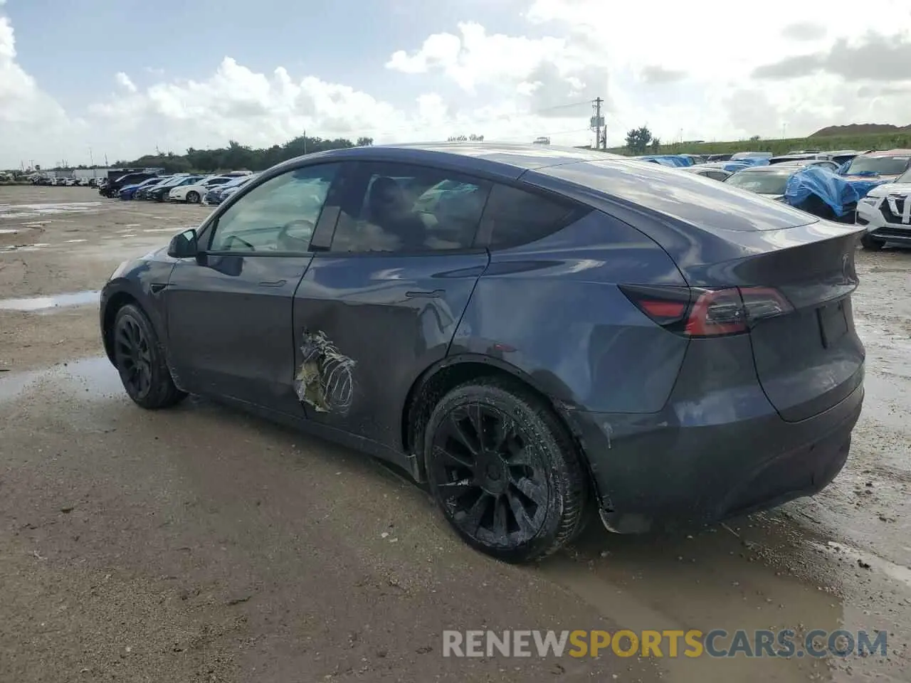 2 Photograph of a damaged car 7SAYGAEE6PF627048 TESLA MODEL Y 2023