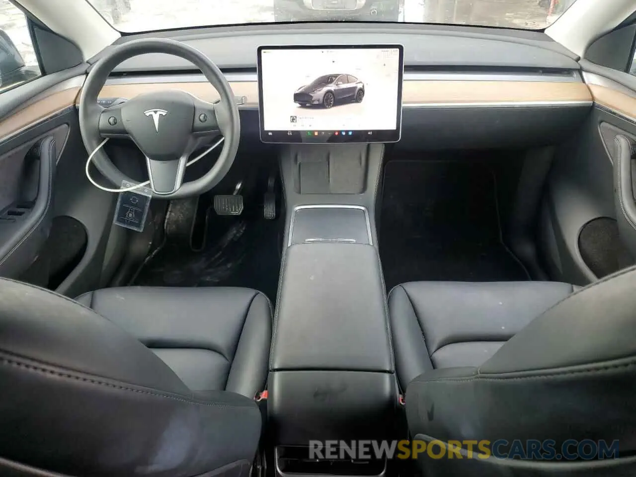 8 Photograph of a damaged car 7SAYGAEE6PF627048 TESLA MODEL Y 2023