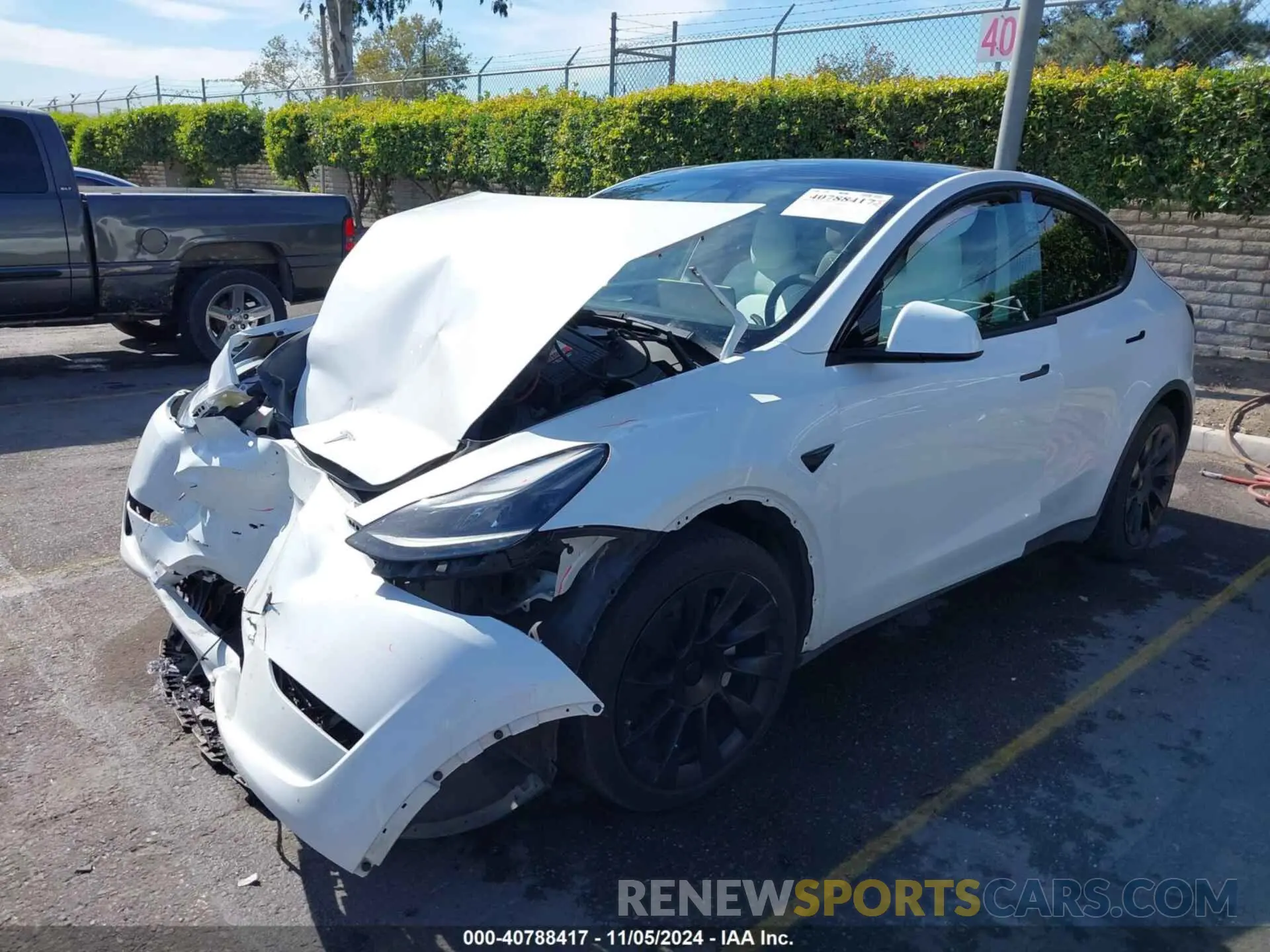 2 Photograph of a damaged car 7SAYGAEE6PF662625 TESLA MODEL Y 2023