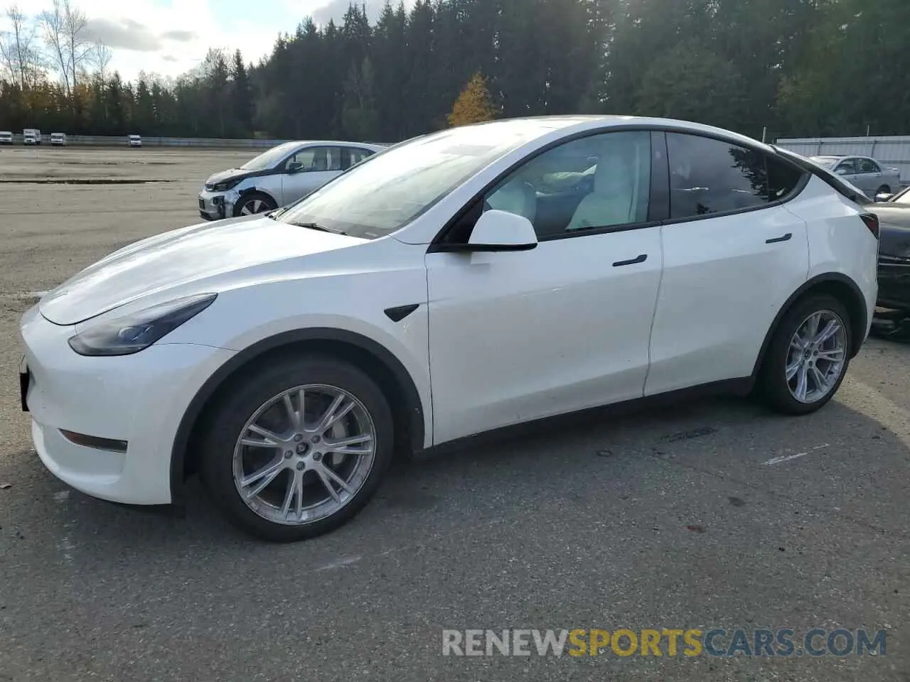 1 Photograph of a damaged car 7SAYGAEE6PF827170 TESLA MODEL Y 2023
