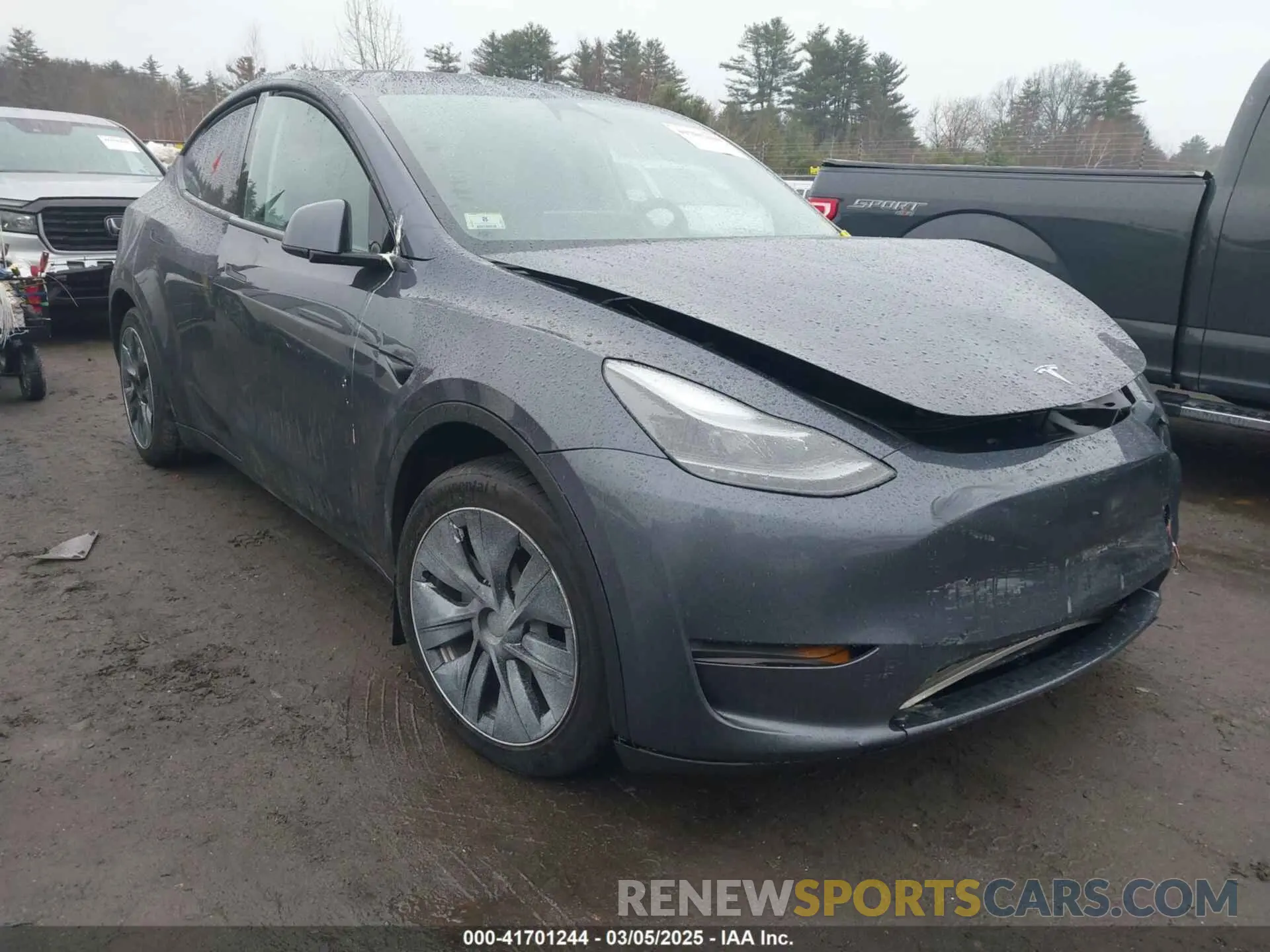 1 Photograph of a damaged car 7SAYGAEE6PF850027 TESLA MODEL Y 2023
