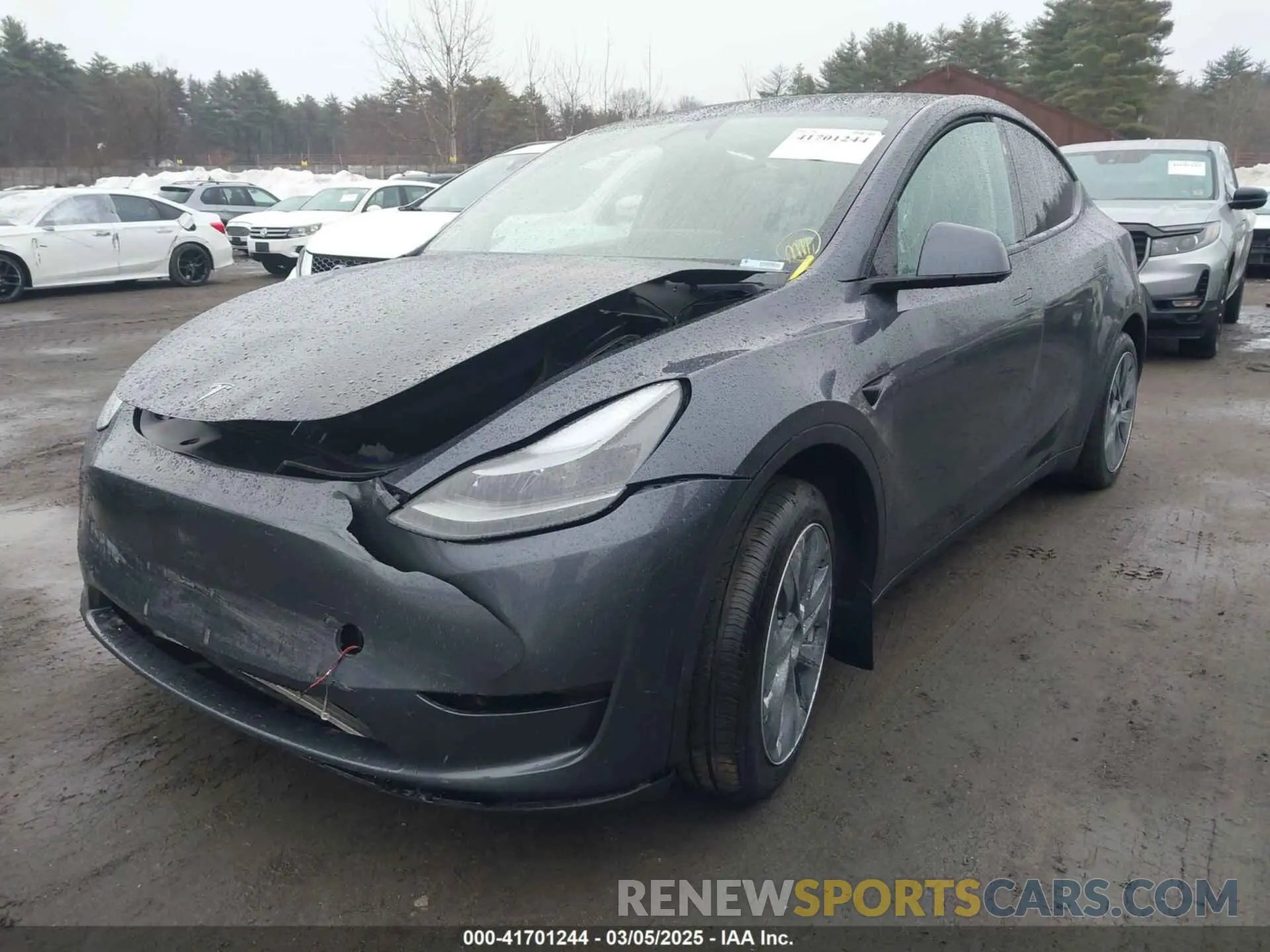 2 Photograph of a damaged car 7SAYGAEE6PF850027 TESLA MODEL Y 2023