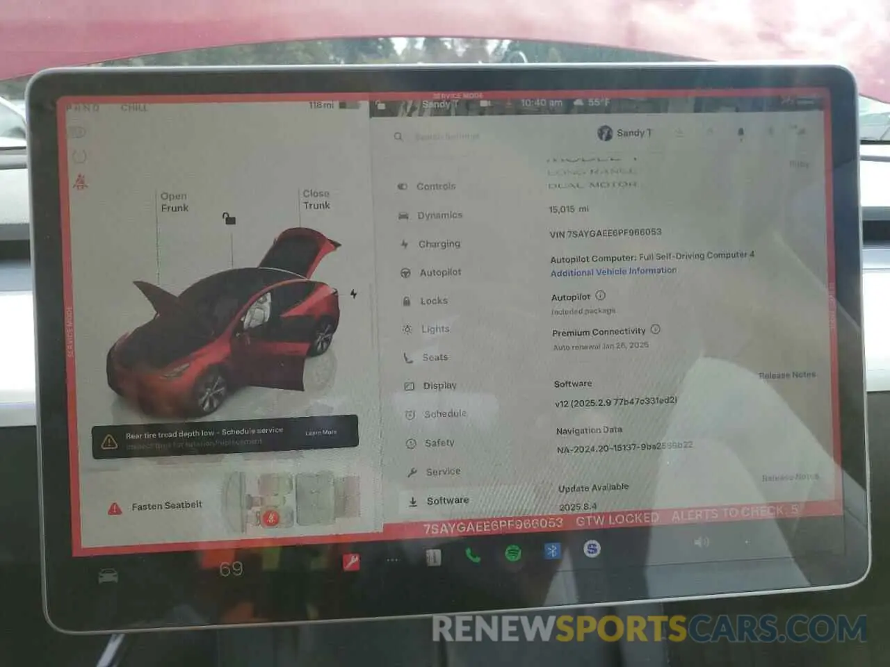 9 Photograph of a damaged car 7SAYGAEE6PF966053 TESLA MODEL Y 2023