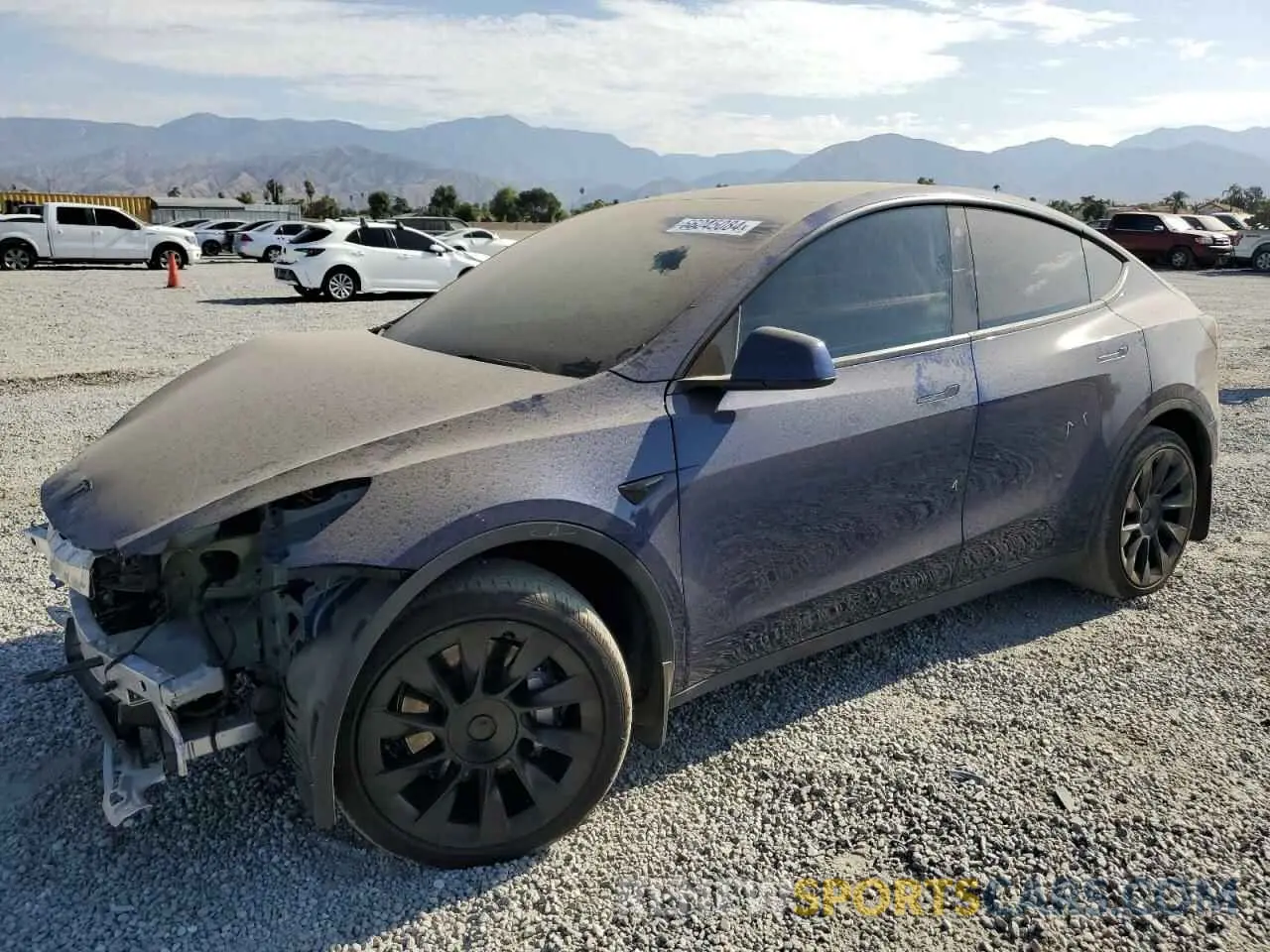 1 Photograph of a damaged car 7SAYGAEE7PF596165 TESLA MODEL Y 2023