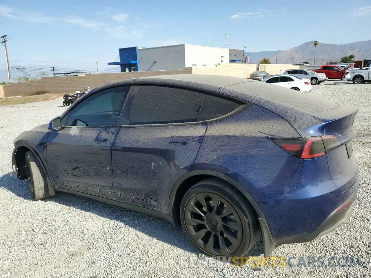 2 Photograph of a damaged car 7SAYGAEE7PF596165 TESLA MODEL Y 2023