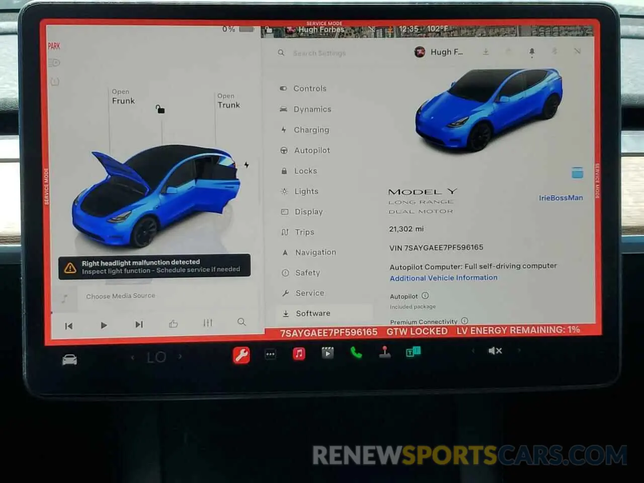 9 Photograph of a damaged car 7SAYGAEE7PF596165 TESLA MODEL Y 2023