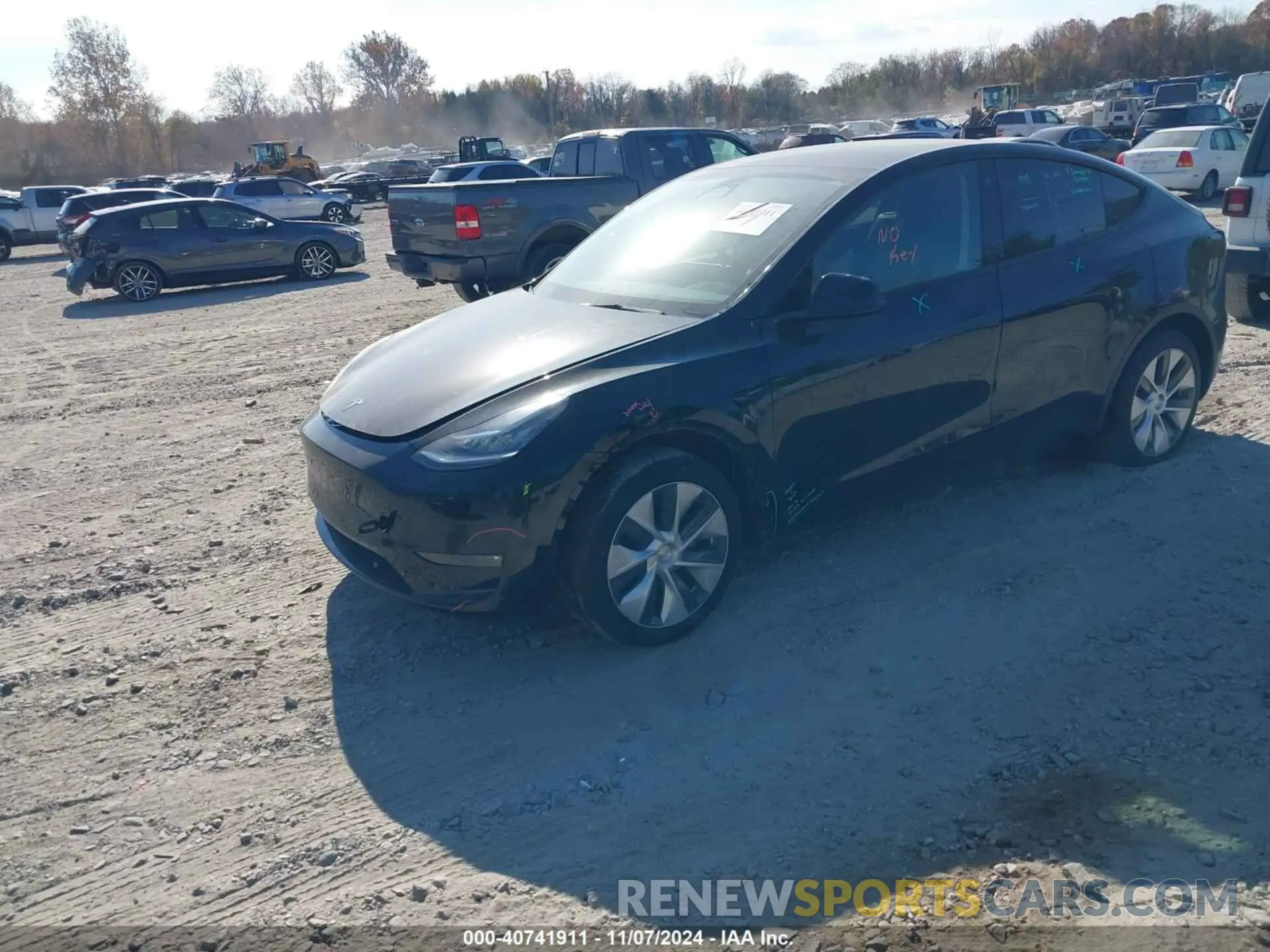 2 Photograph of a damaged car 7SAYGAEE7PF613000 TESLA MODEL Y 2023