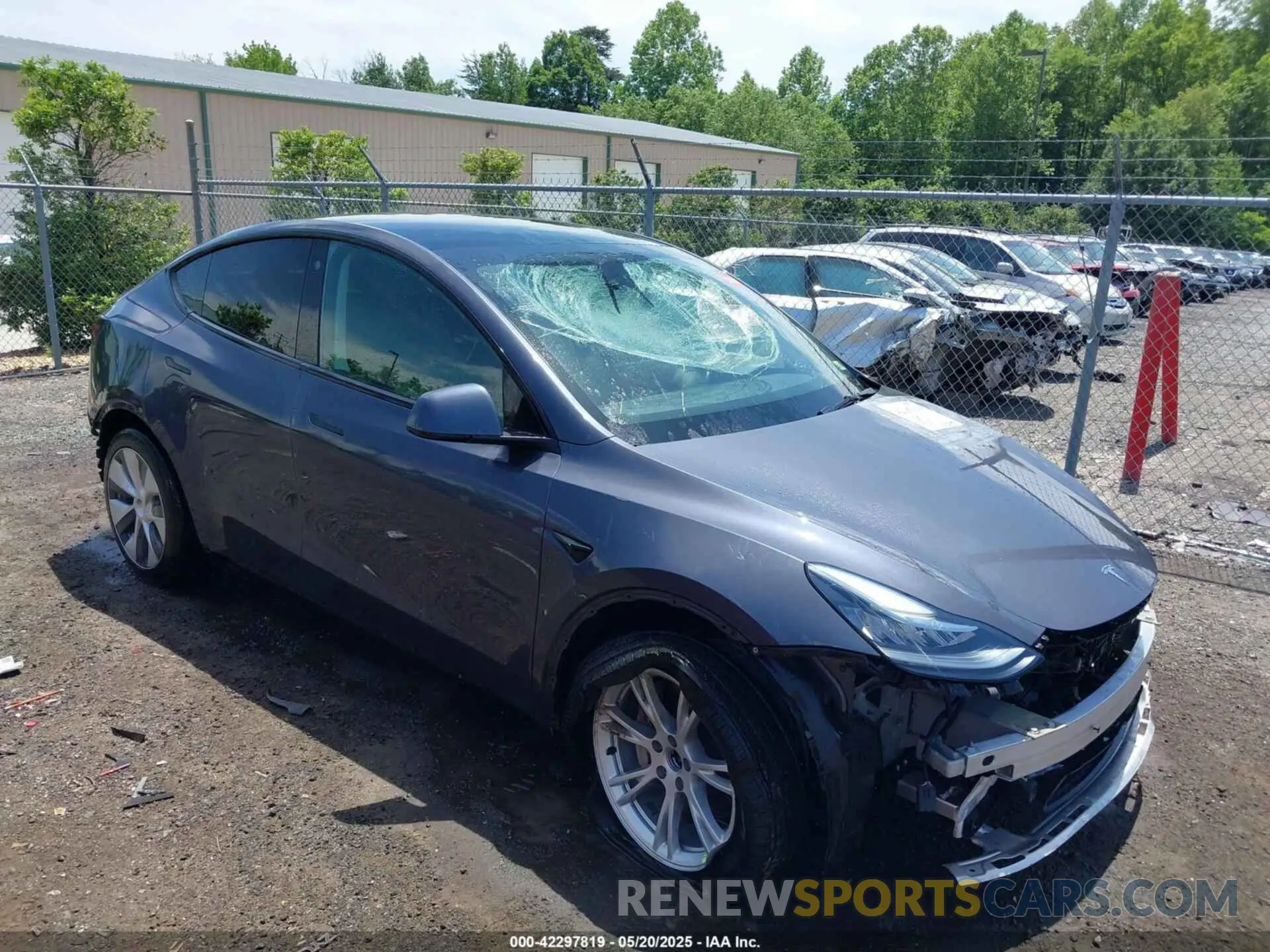 1 Photograph of a damaged car 7SAYGAEE7PF615751 TESLA MODEL Y 2023