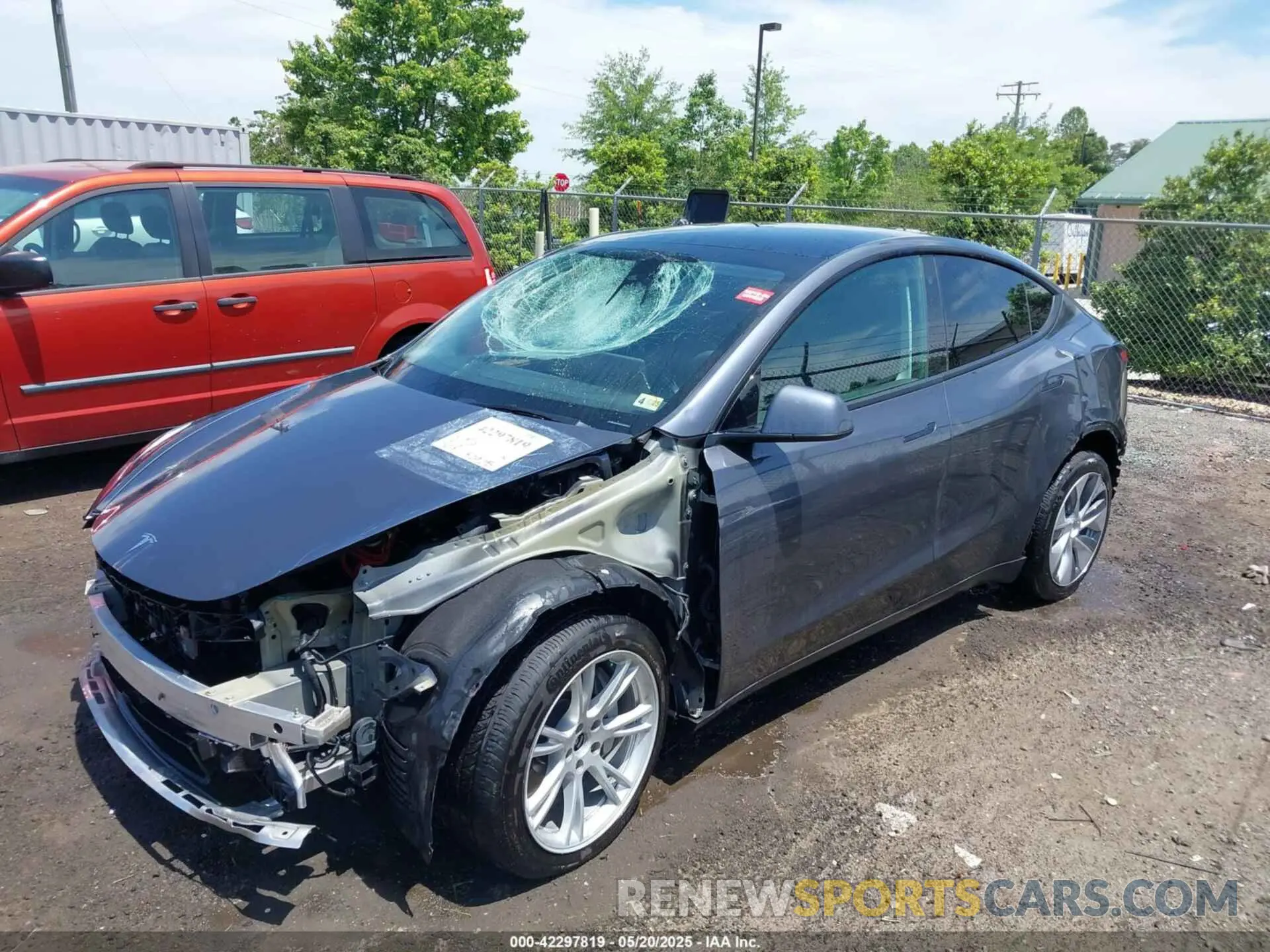 2 Photograph of a damaged car 7SAYGAEE7PF615751 TESLA MODEL Y 2023