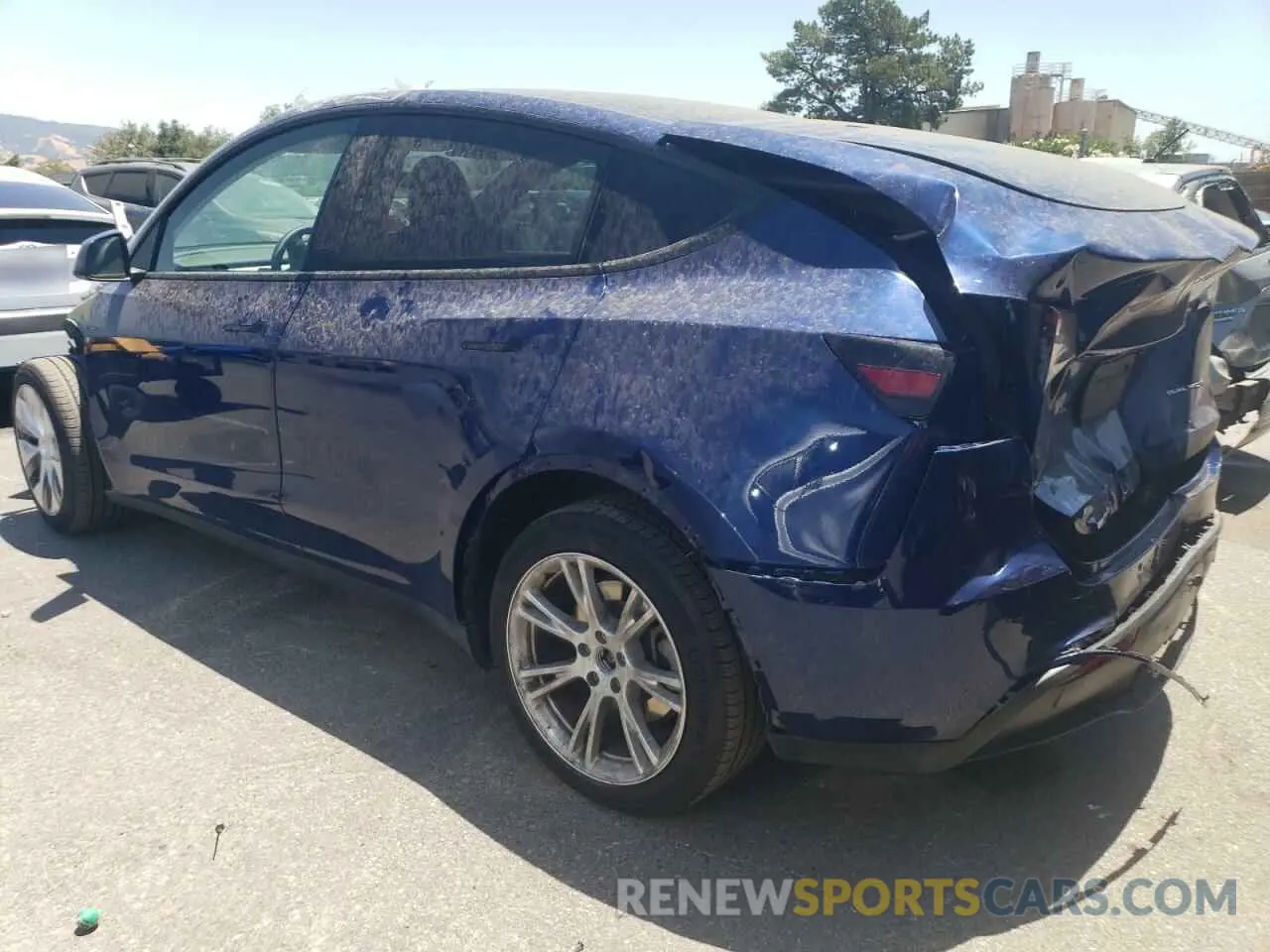 2 Photograph of a damaged car 7SAYGAEE7PF742466 TESLA MODEL Y 2023