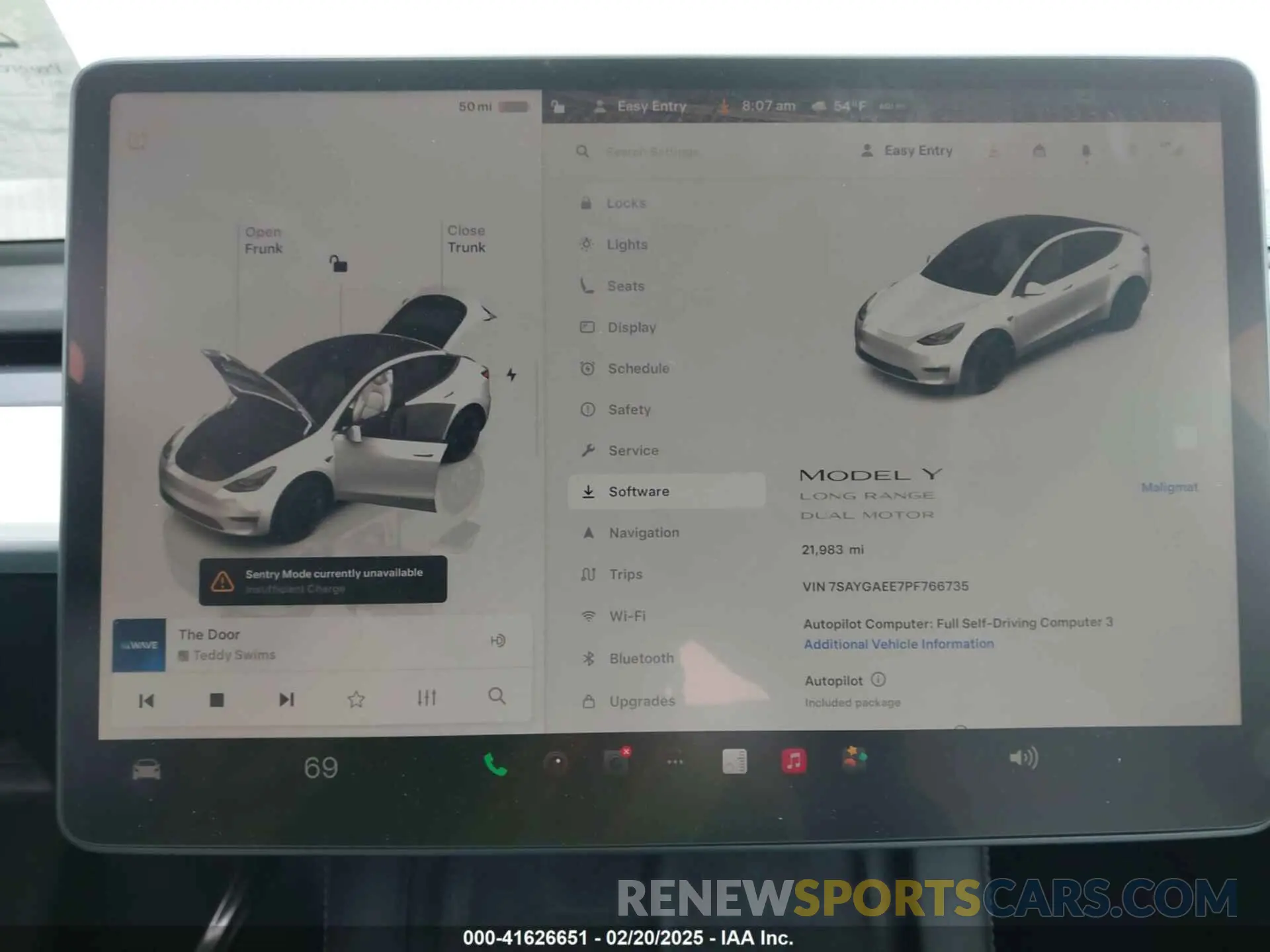7 Photograph of a damaged car 7SAYGAEE7PF766735 TESLA MODEL Y 2023