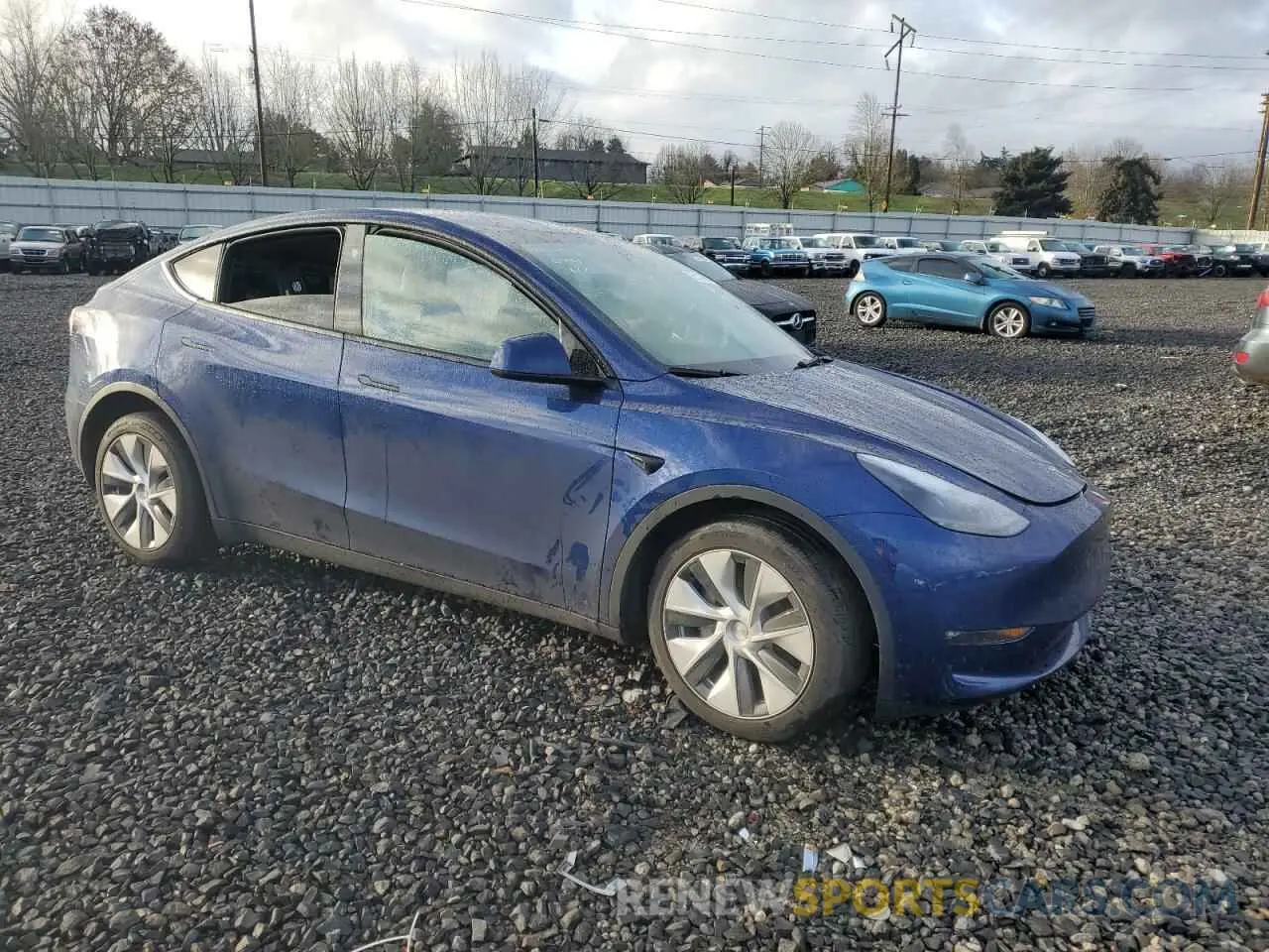 4 Photograph of a damaged car 7SAYGAEE7PF824973 TESLA MODEL Y 2023