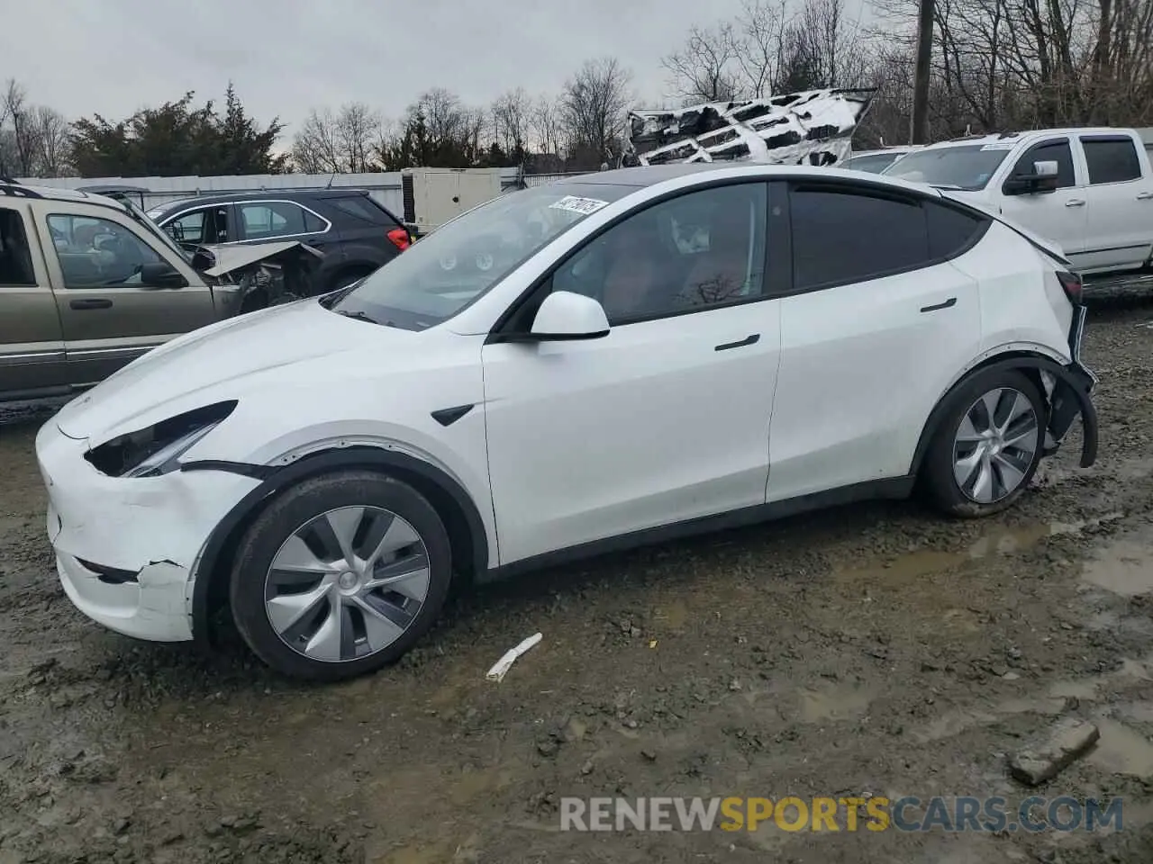 1 Photograph of a damaged car 7SAYGAEE7PF911417 TESLA MODEL Y 2023