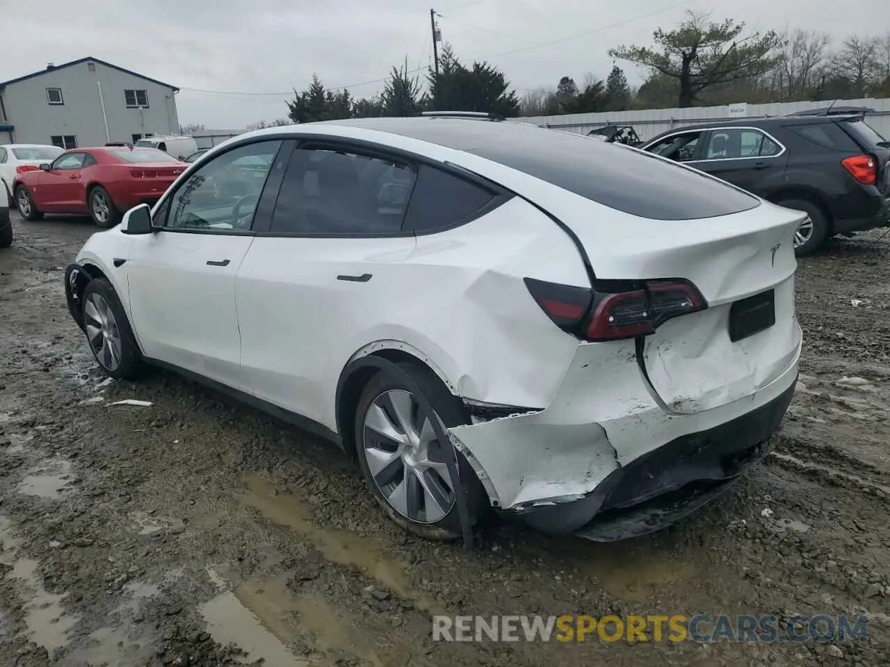 2 Photograph of a damaged car 7SAYGAEE7PF911417 TESLA MODEL Y 2023