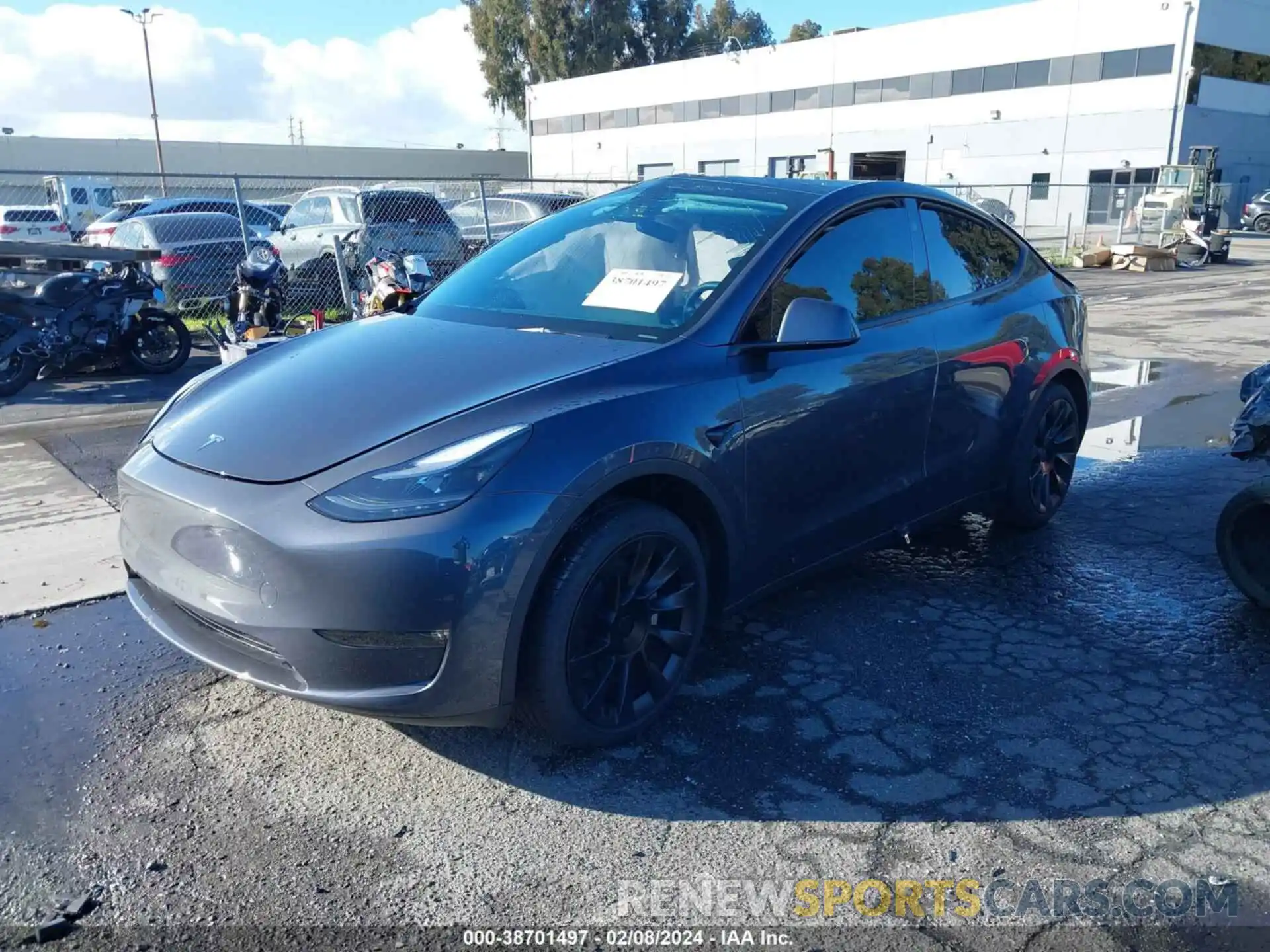 2 Photograph of a damaged car 7SAYGAEE7PF916777 TESLA MODEL Y 2023