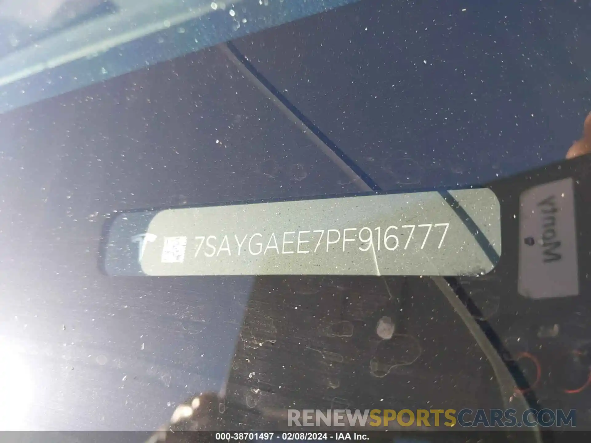 9 Photograph of a damaged car 7SAYGAEE7PF916777 TESLA MODEL Y 2023