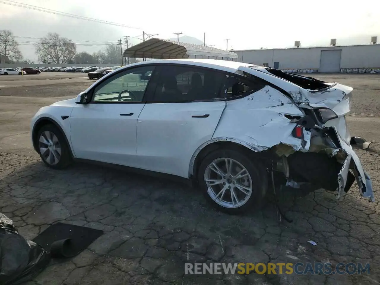 2 Photograph of a damaged car 7SAYGAEE8PF609151 TESLA MODEL Y 2023