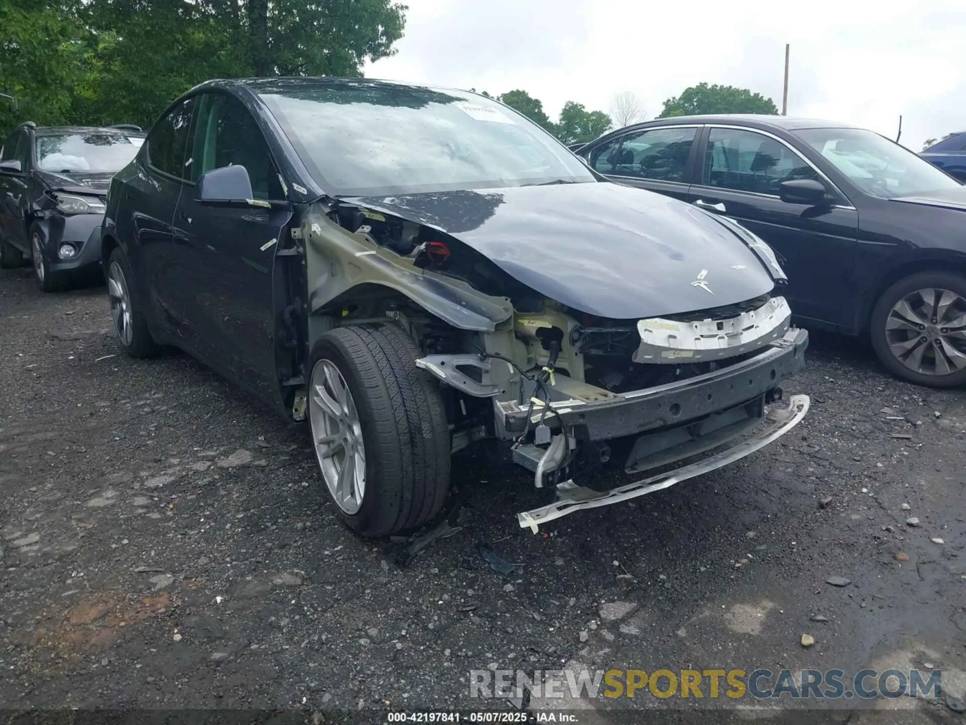 1 Photograph of a damaged car 7SAYGAEE8PF622191 TESLA MODEL Y 2023