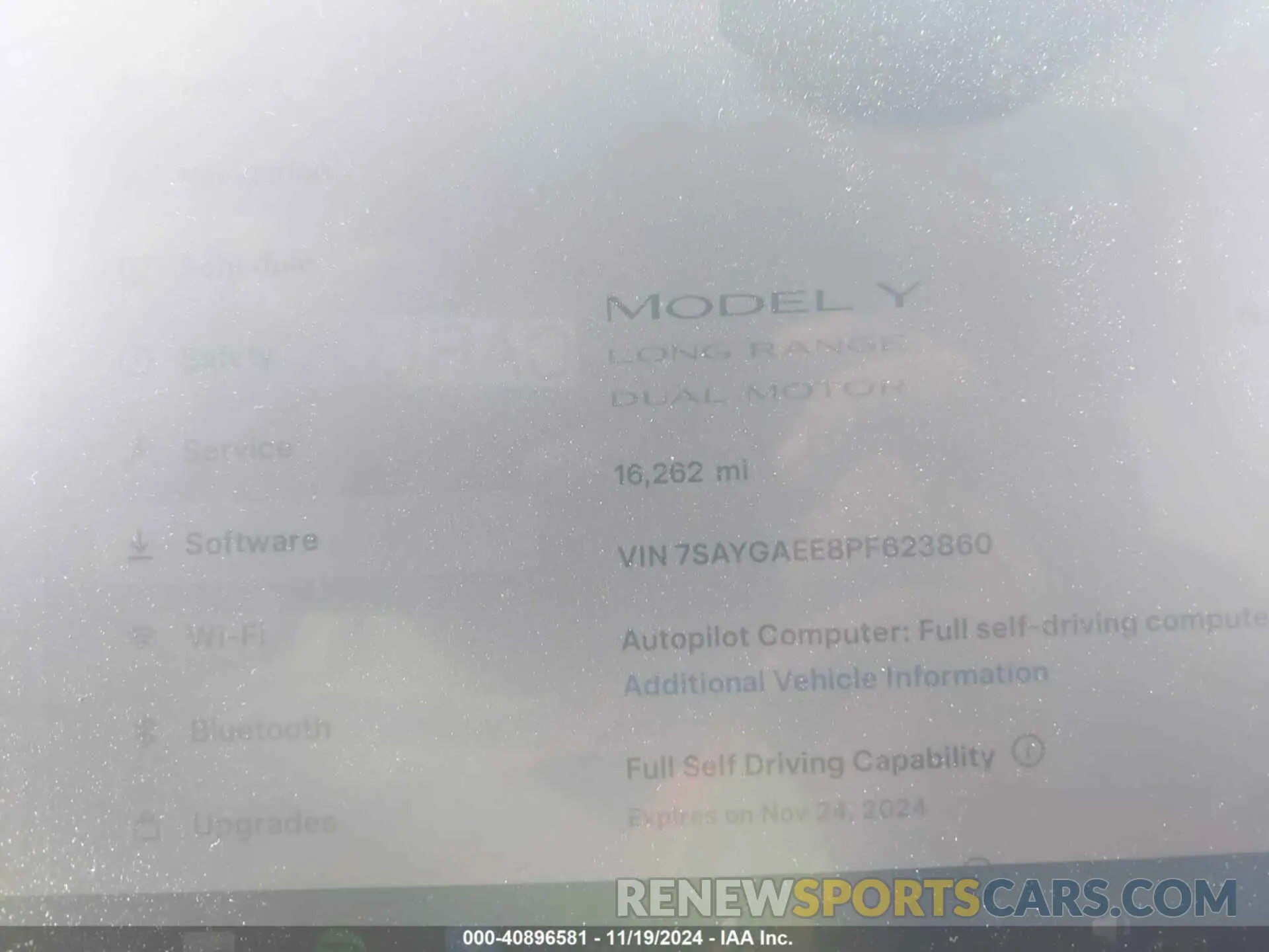 14 Photograph of a damaged car 7SAYGAEE8PF623860 TESLA MODEL Y 2023