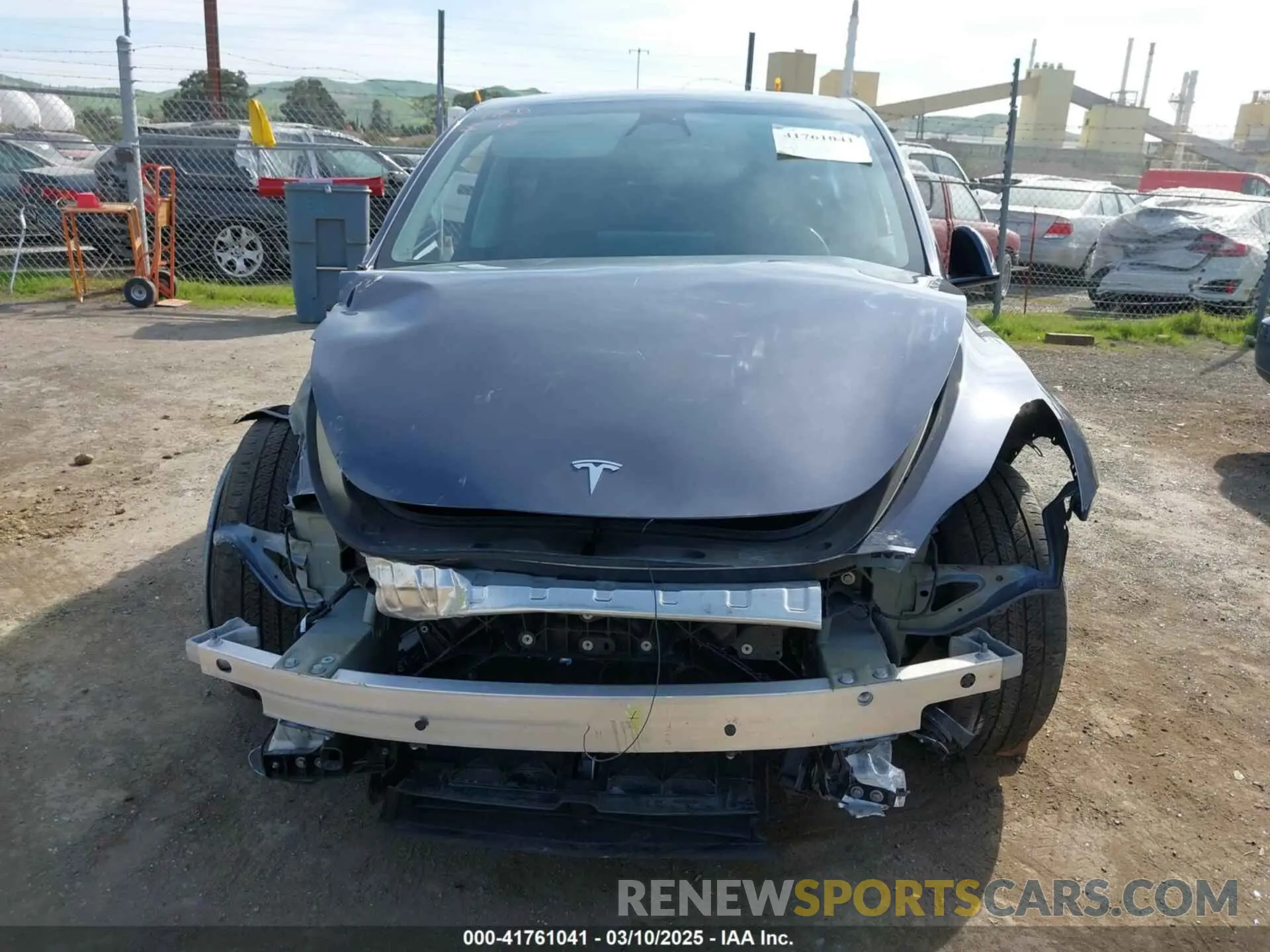 12 Photograph of a damaged car 7SAYGAEE8PF634728 TESLA MODEL Y 2023