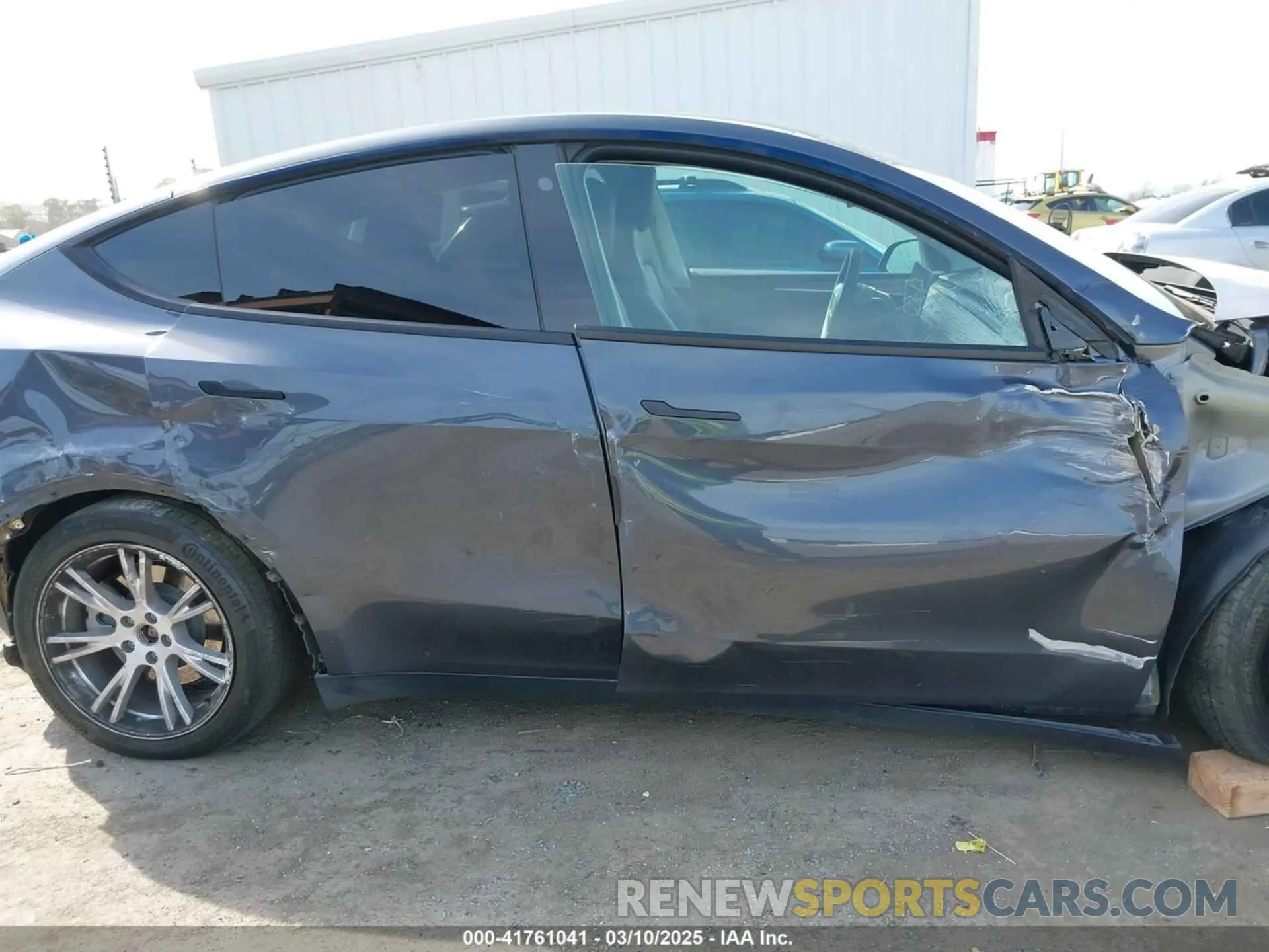 13 Photograph of a damaged car 7SAYGAEE8PF634728 TESLA MODEL Y 2023