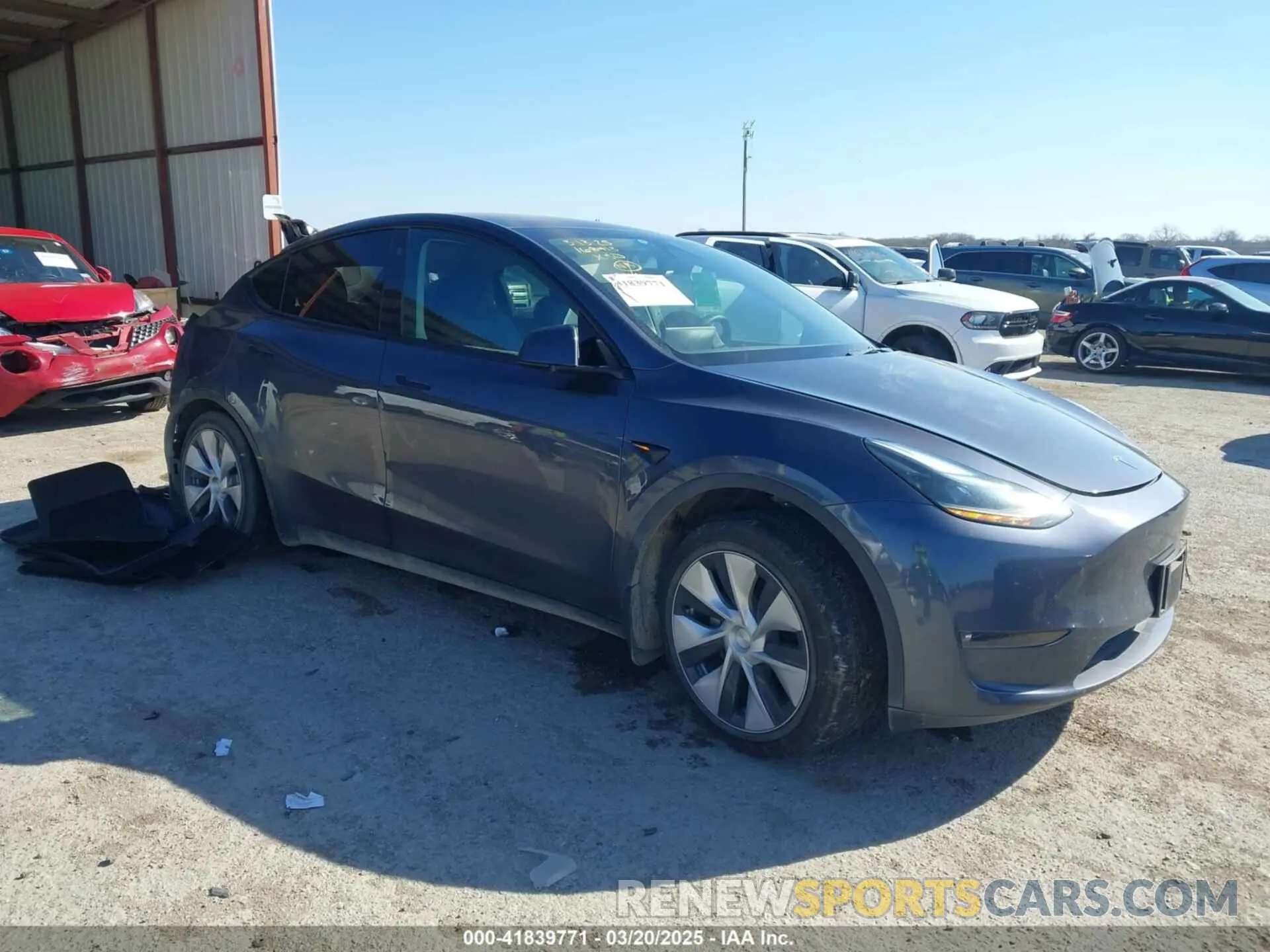 1 Photograph of a damaged car 7SAYGAEE8PF667728 TESLA MODEL Y 2023