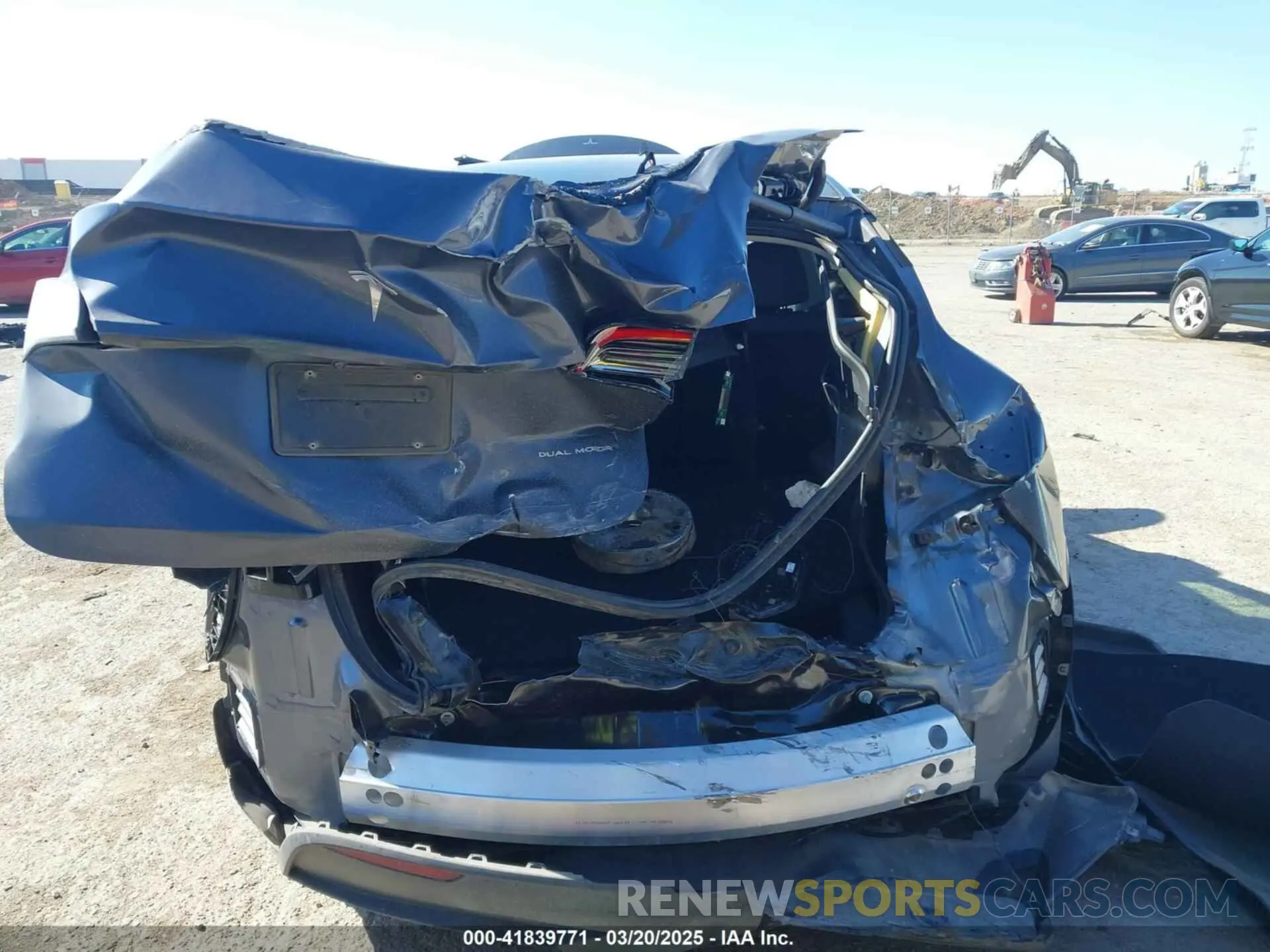 6 Photograph of a damaged car 7SAYGAEE8PF667728 TESLA MODEL Y 2023