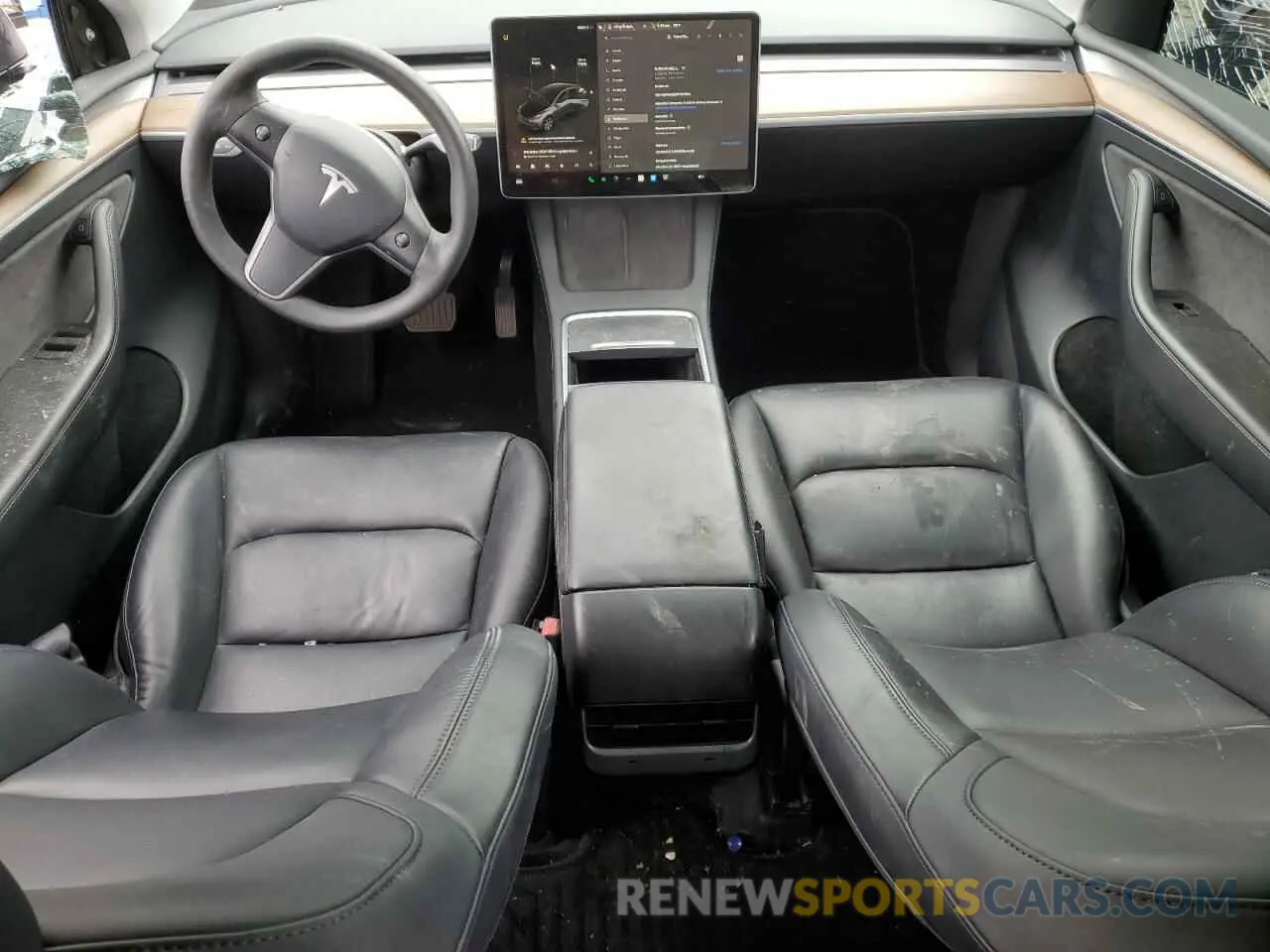 8 Photograph of a damaged car 7SAYGAEE8PF673691 TESLA MODEL Y 2023