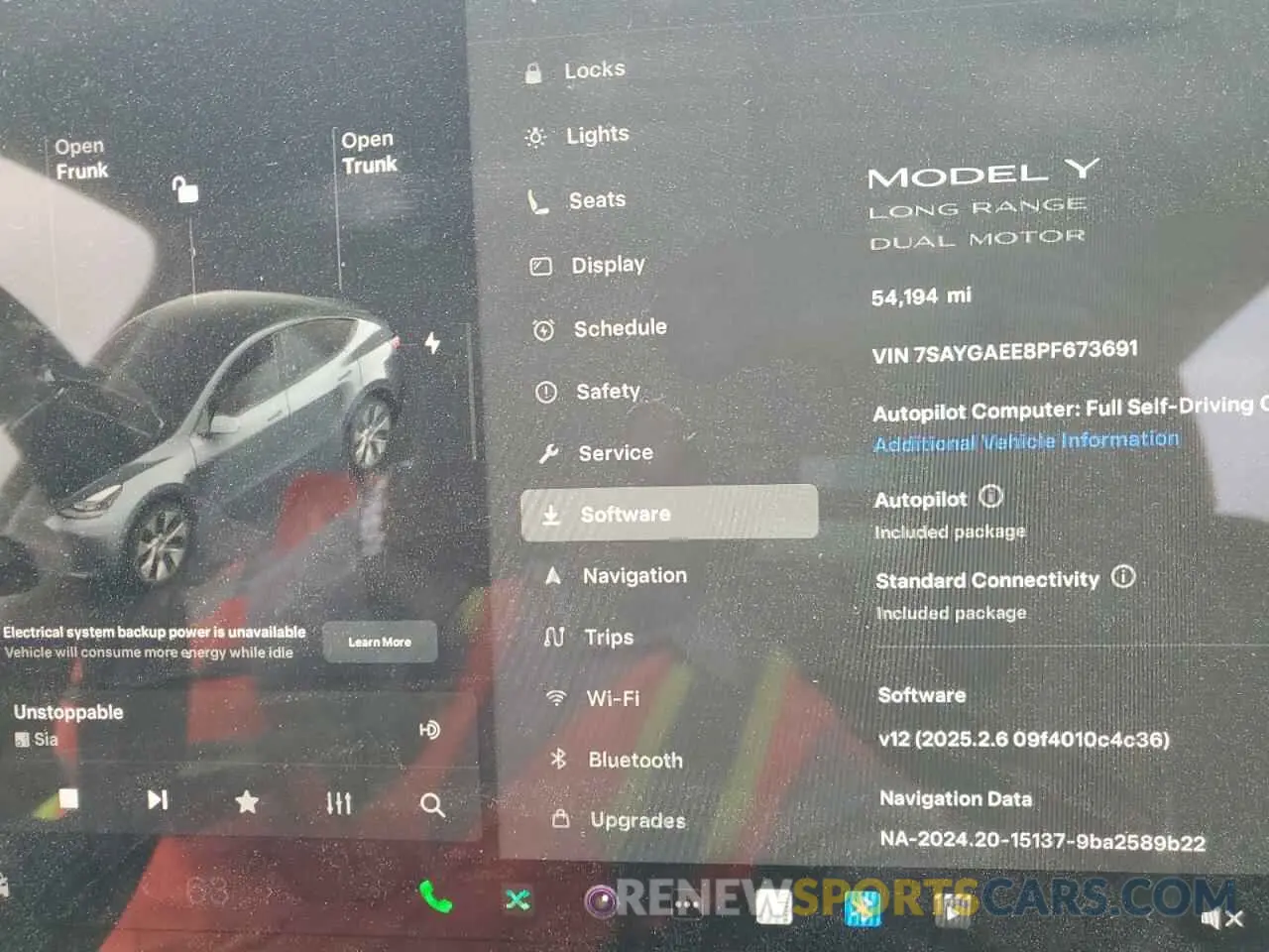 9 Photograph of a damaged car 7SAYGAEE8PF673691 TESLA MODEL Y 2023