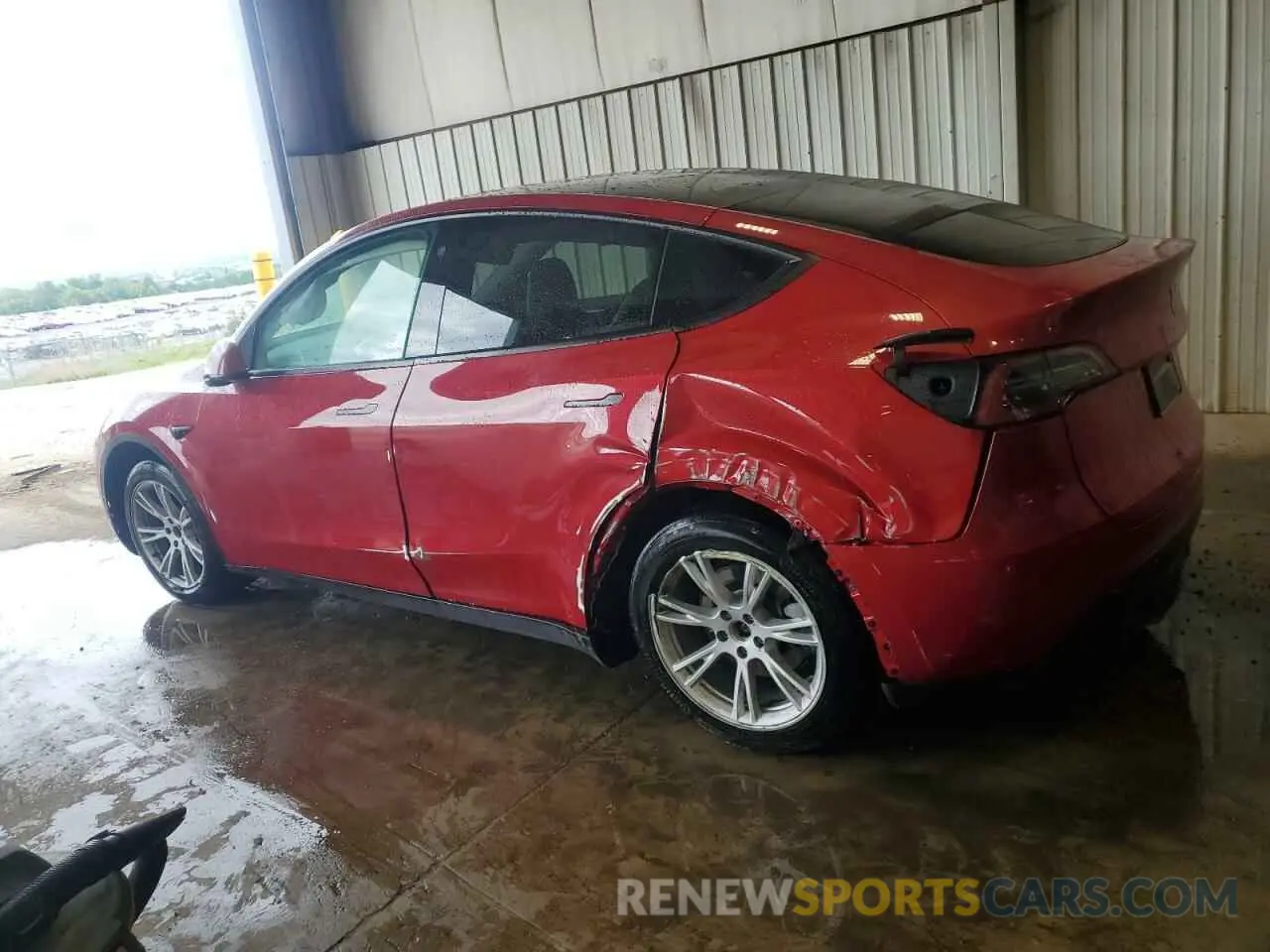2 Photograph of a damaged car 7SAYGAEE8PF701618 TESLA MODEL Y 2023