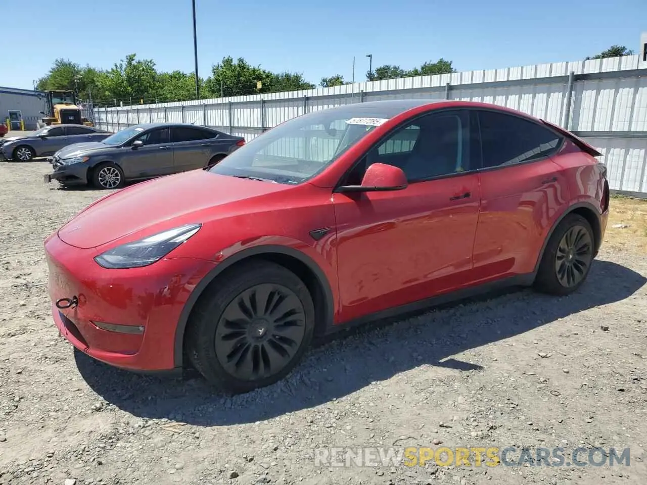 1 Photograph of a damaged car 7SAYGAEE8PF747191 TESLA MODEL Y 2023