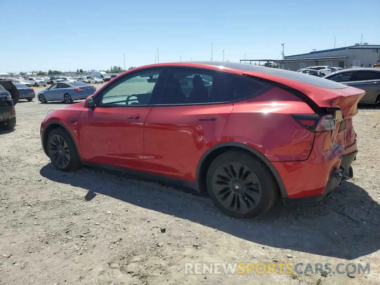 2 Photograph of a damaged car 7SAYGAEE8PF747191 TESLA MODEL Y 2023