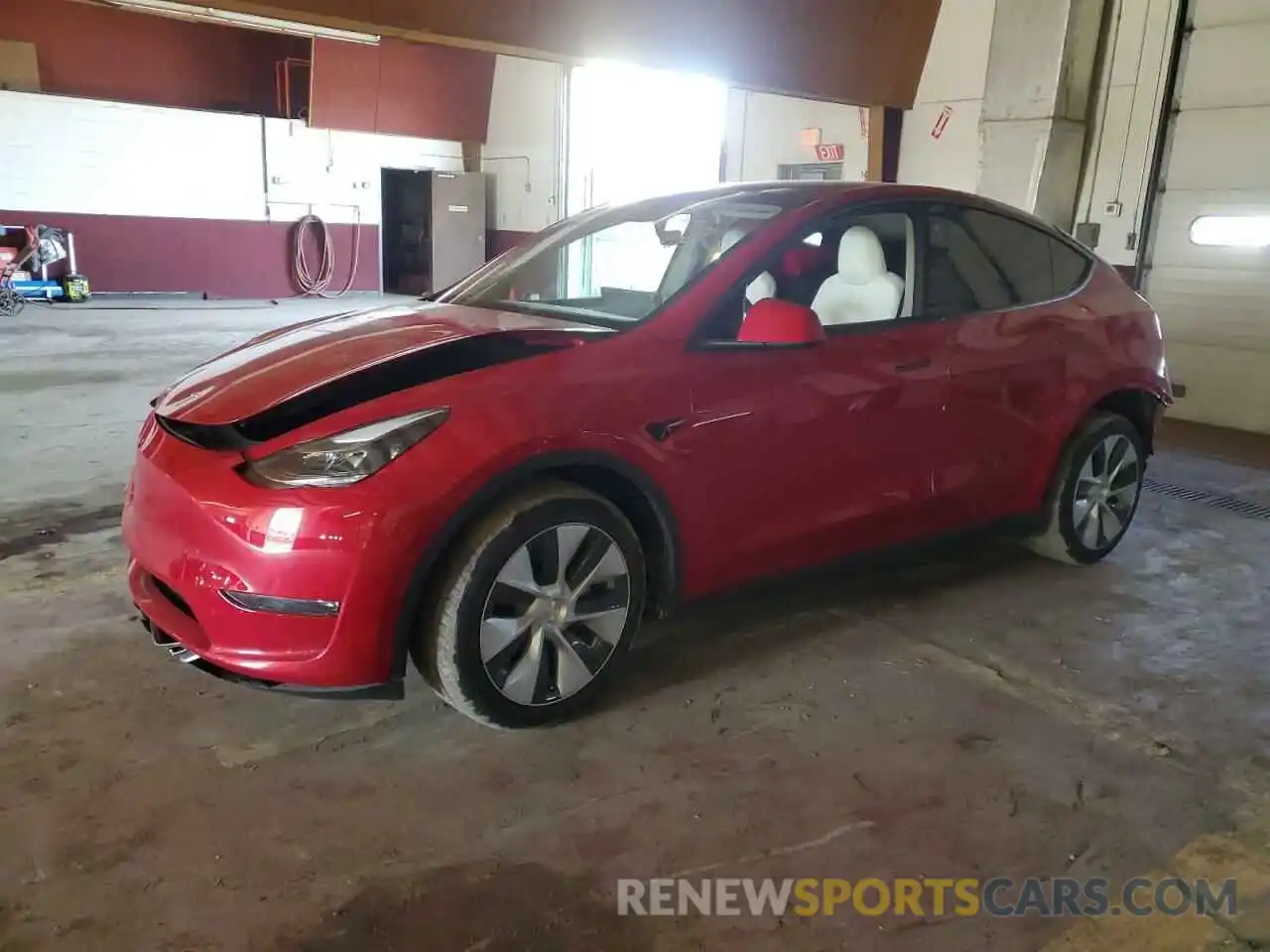 1 Photograph of a damaged car 7SAYGAEE8PF764993 TESLA MODEL Y 2023