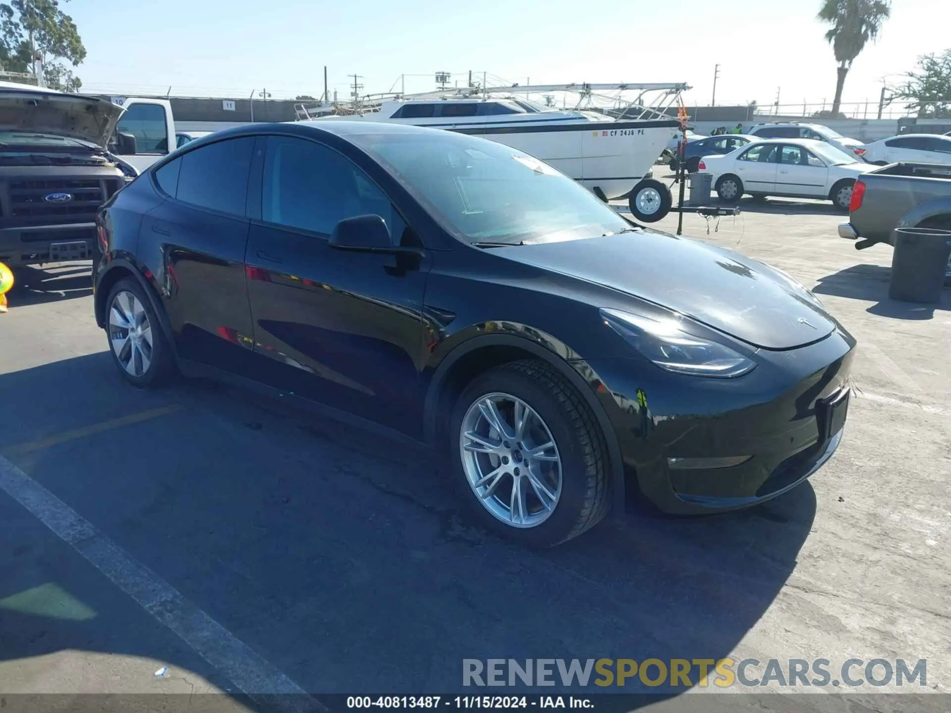 1 Photograph of a damaged car 7SAYGAEE8PF769580 TESLA MODEL Y 2023