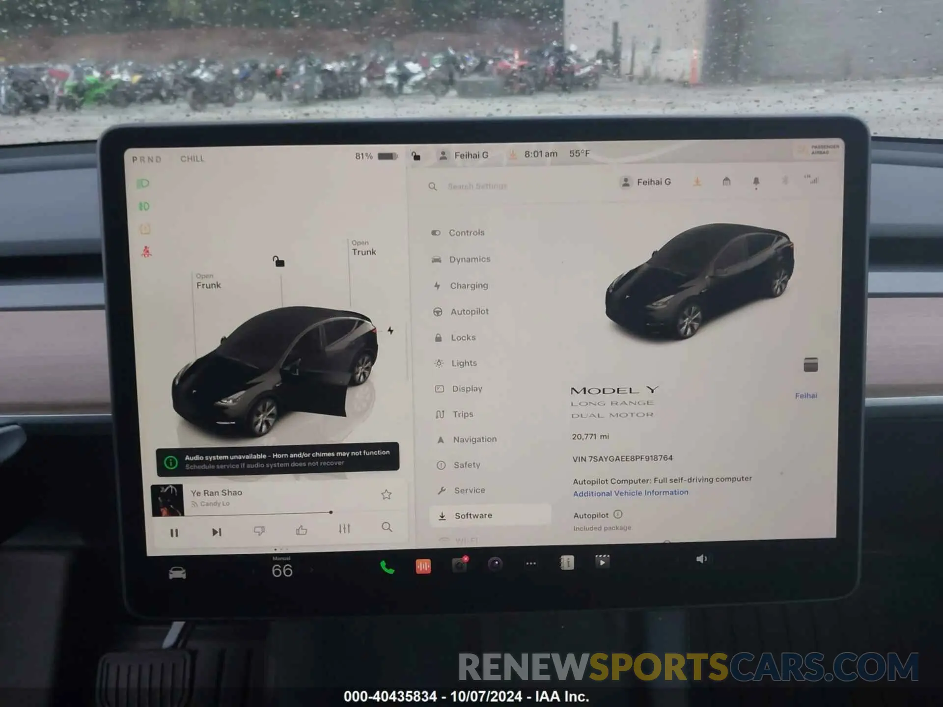 18 Photograph of a damaged car 7SAYGAEE8PF918764 TESLA MODEL Y 2023