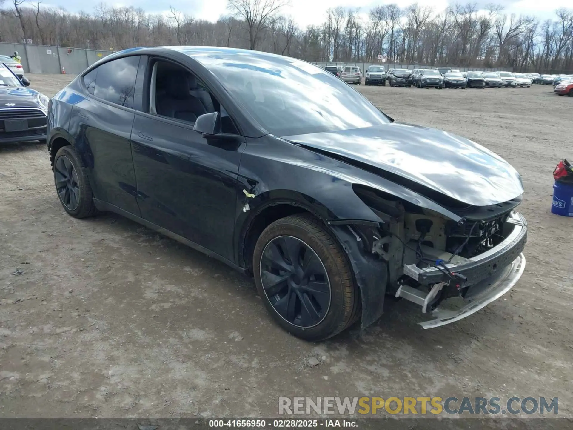 1 Photograph of a damaged car 7SAYGAEE9PF582431 TESLA MODEL Y 2023