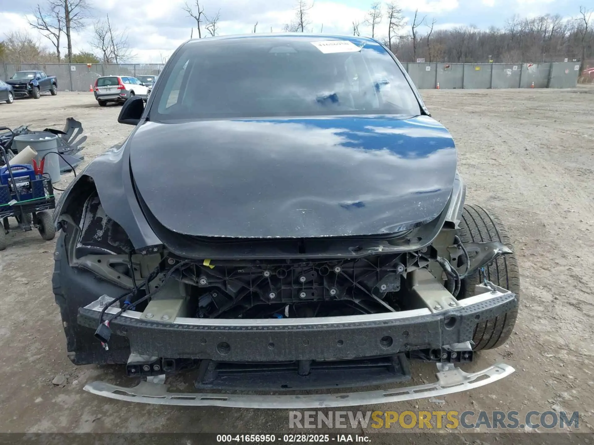 12 Photograph of a damaged car 7SAYGAEE9PF582431 TESLA MODEL Y 2023