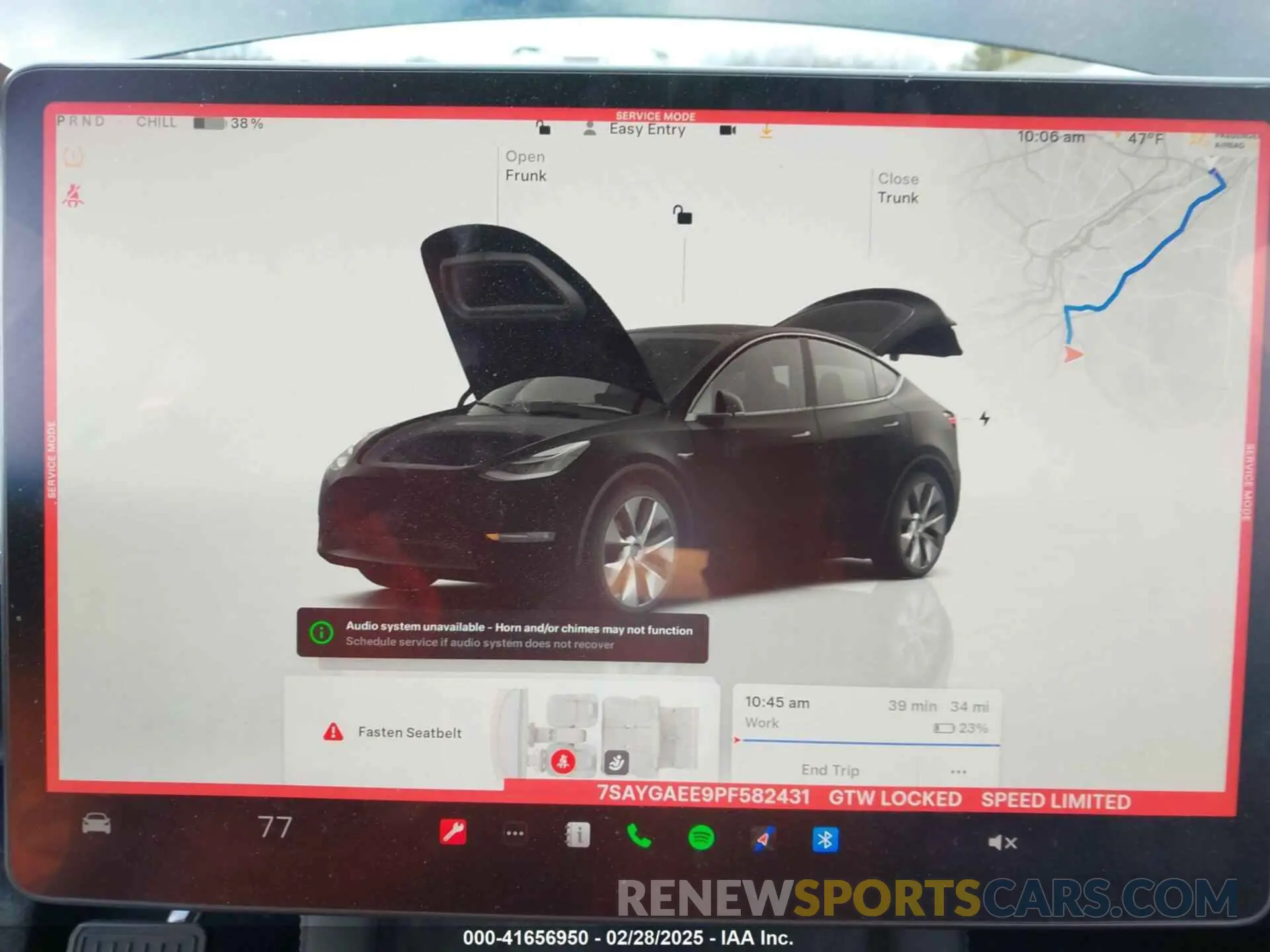 18 Photograph of a damaged car 7SAYGAEE9PF582431 TESLA MODEL Y 2023