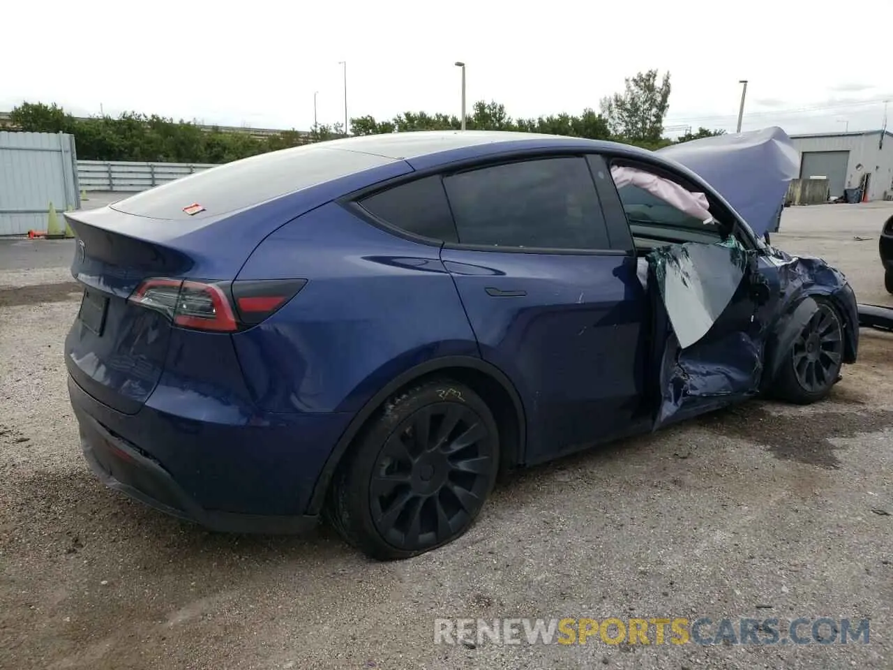 3 Photograph of a damaged car 7SAYGAEE9PF607117 TESLA MODEL Y 2023