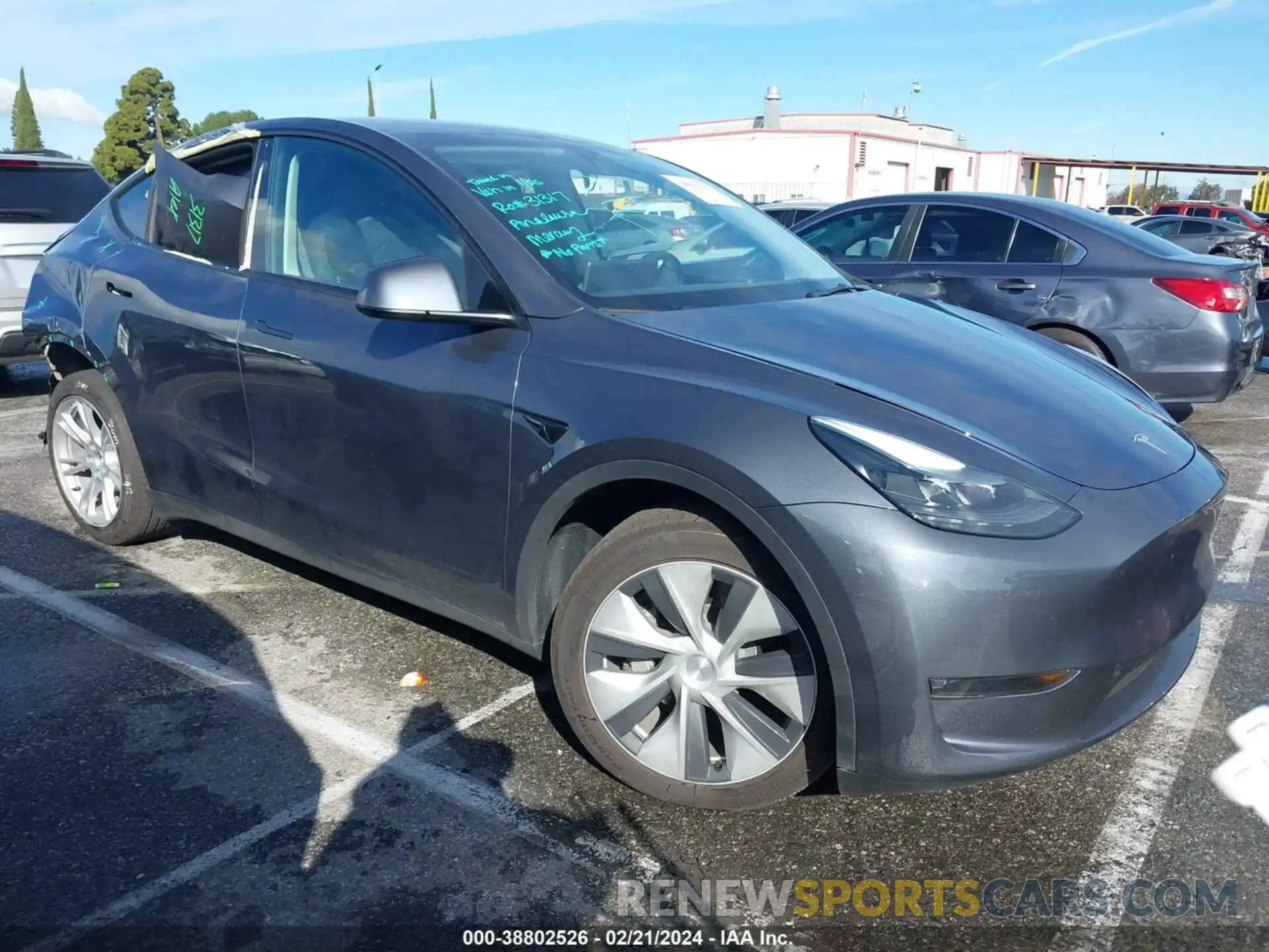 1 Photograph of a damaged car 7SAYGAEE9PF635368 TESLA MODEL Y 2023