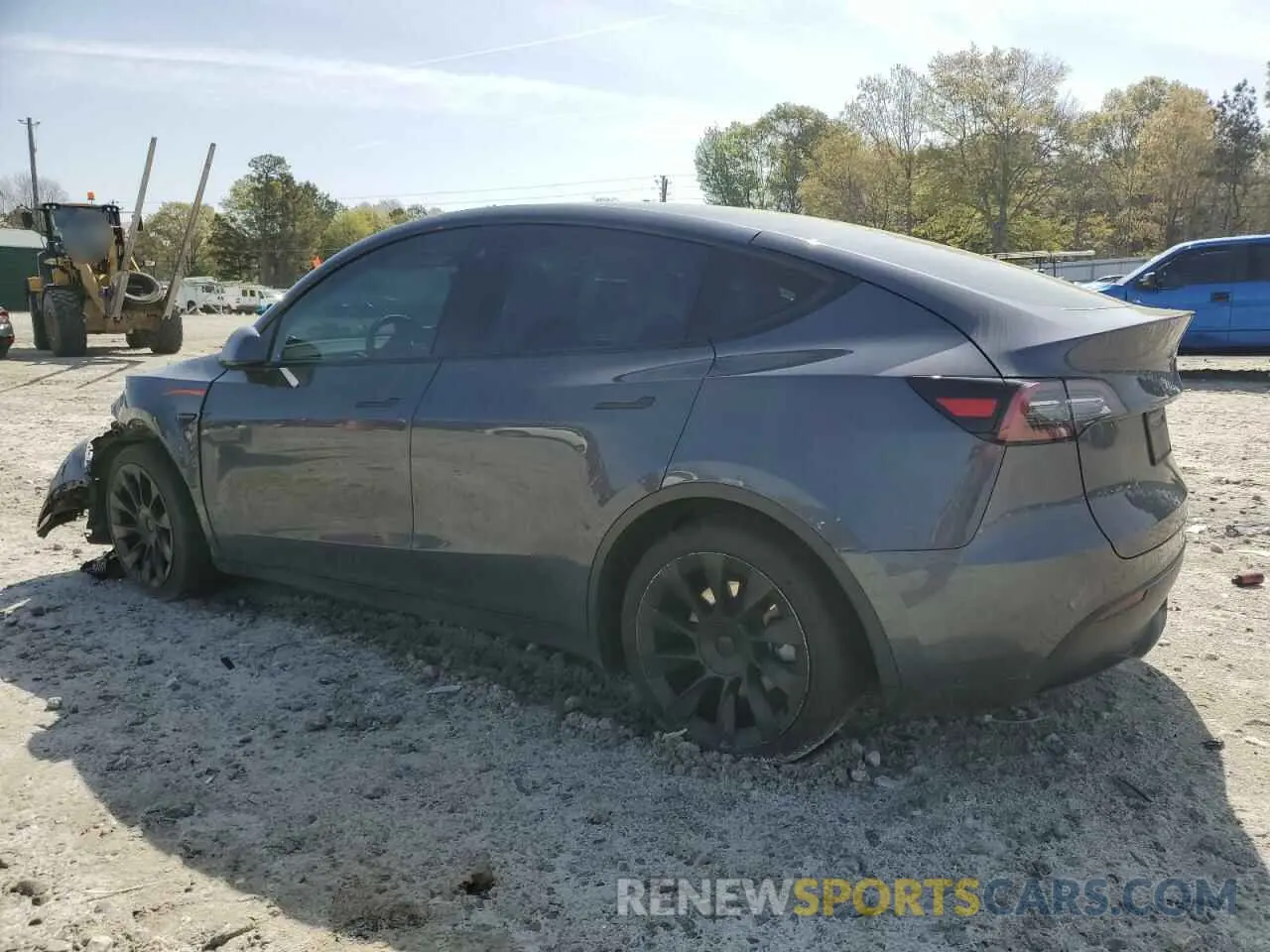 2 Photograph of a damaged car 7SAYGAEE9PF662103 TESLA MODEL Y 2023