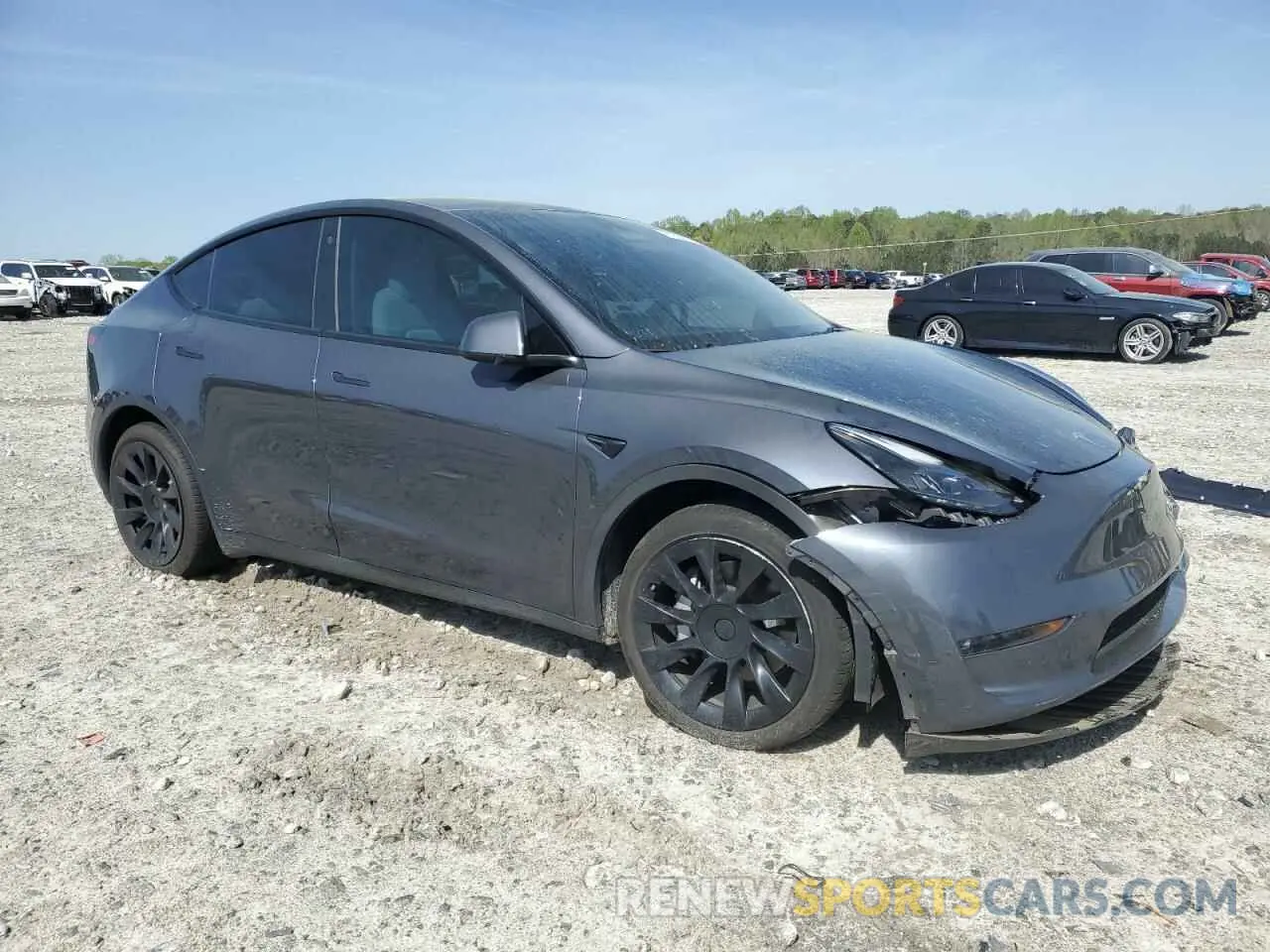 4 Photograph of a damaged car 7SAYGAEE9PF662103 TESLA MODEL Y 2023