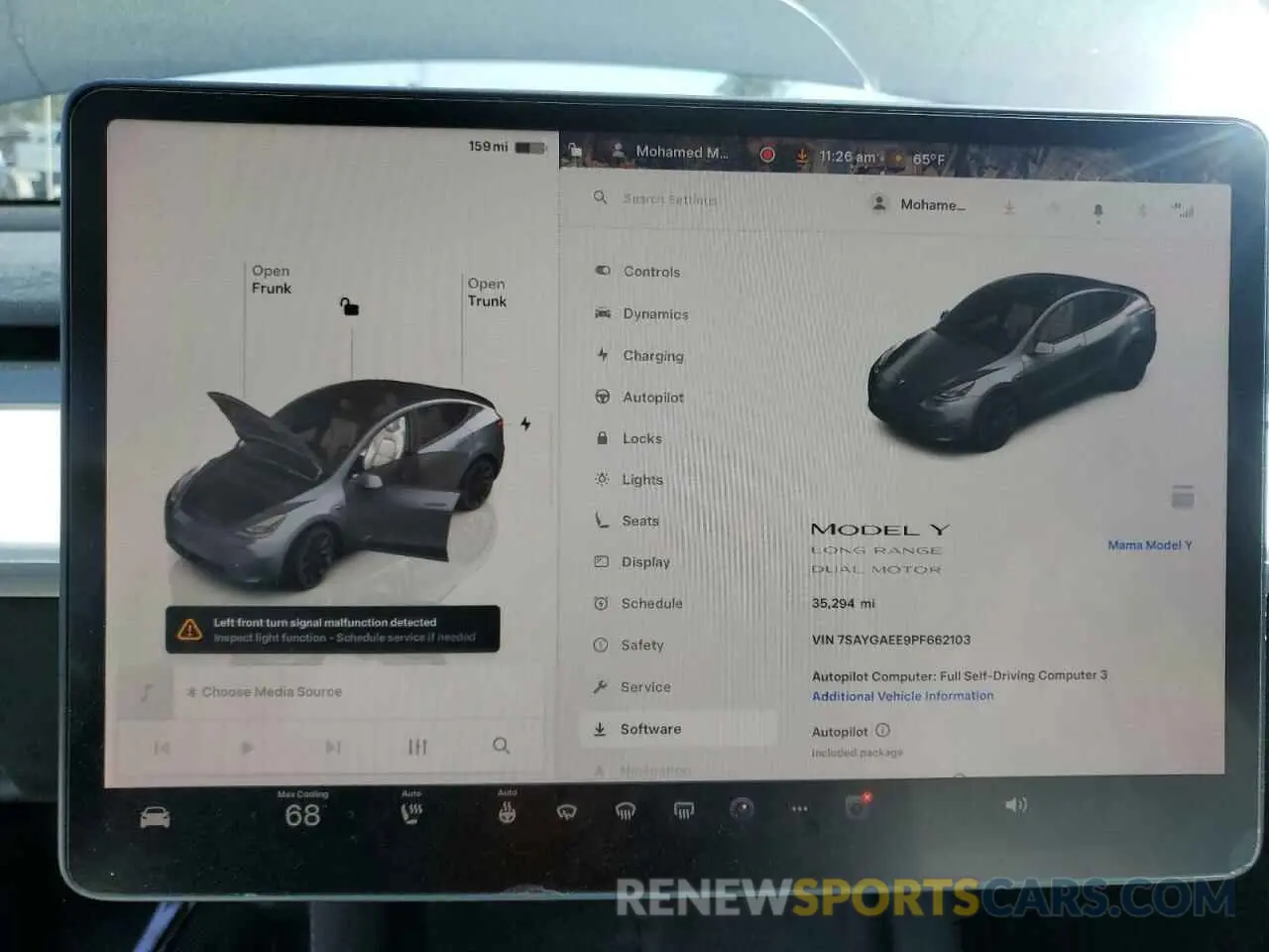 9 Photograph of a damaged car 7SAYGAEE9PF662103 TESLA MODEL Y 2023