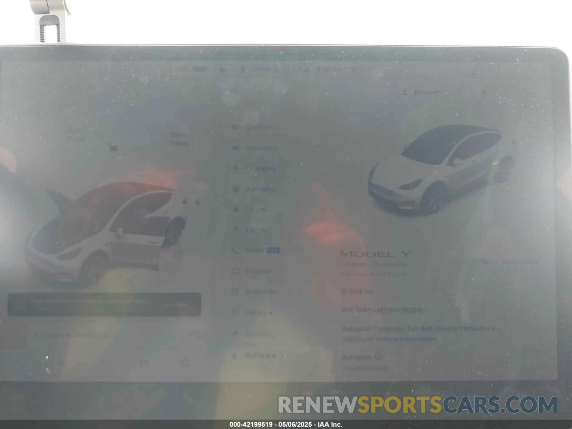 7 Photograph of a damaged car 7SAYGAEE9PF702910 TESLA MODEL Y 2023