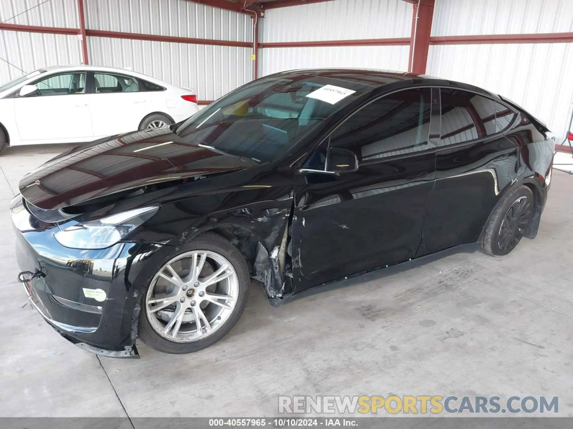 2 Photograph of a damaged car 7SAYGAEE9PF716337 TESLA MODEL Y 2023