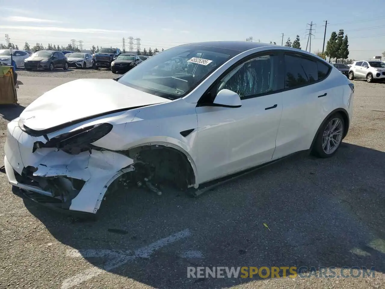 1 Photograph of a damaged car 7SAYGAEE9PF790454 TESLA MODEL Y 2023