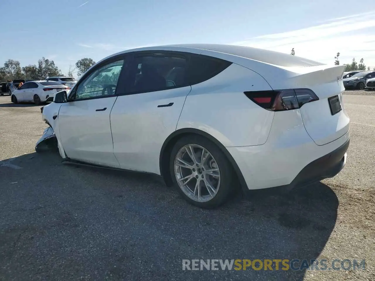 2 Photograph of a damaged car 7SAYGAEE9PF790454 TESLA MODEL Y 2023