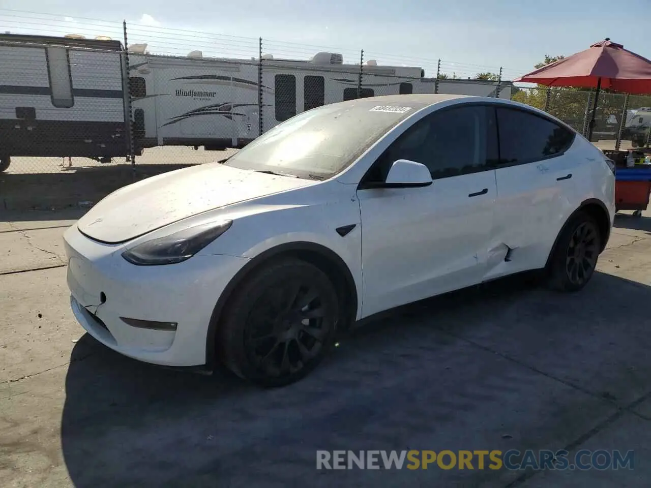 1 Photograph of a damaged car 7SAYGAEE9PF835117 TESLA MODEL Y 2023