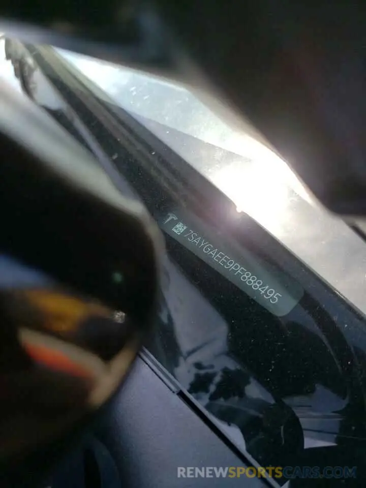 12 Photograph of a damaged car 7SAYGAEE9PF888495 TESLA MODEL Y 2023
