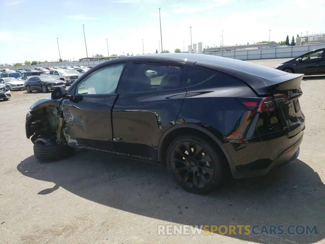 2 Photograph of a damaged car 7SAYGAEE9PF888495 TESLA MODEL Y 2023